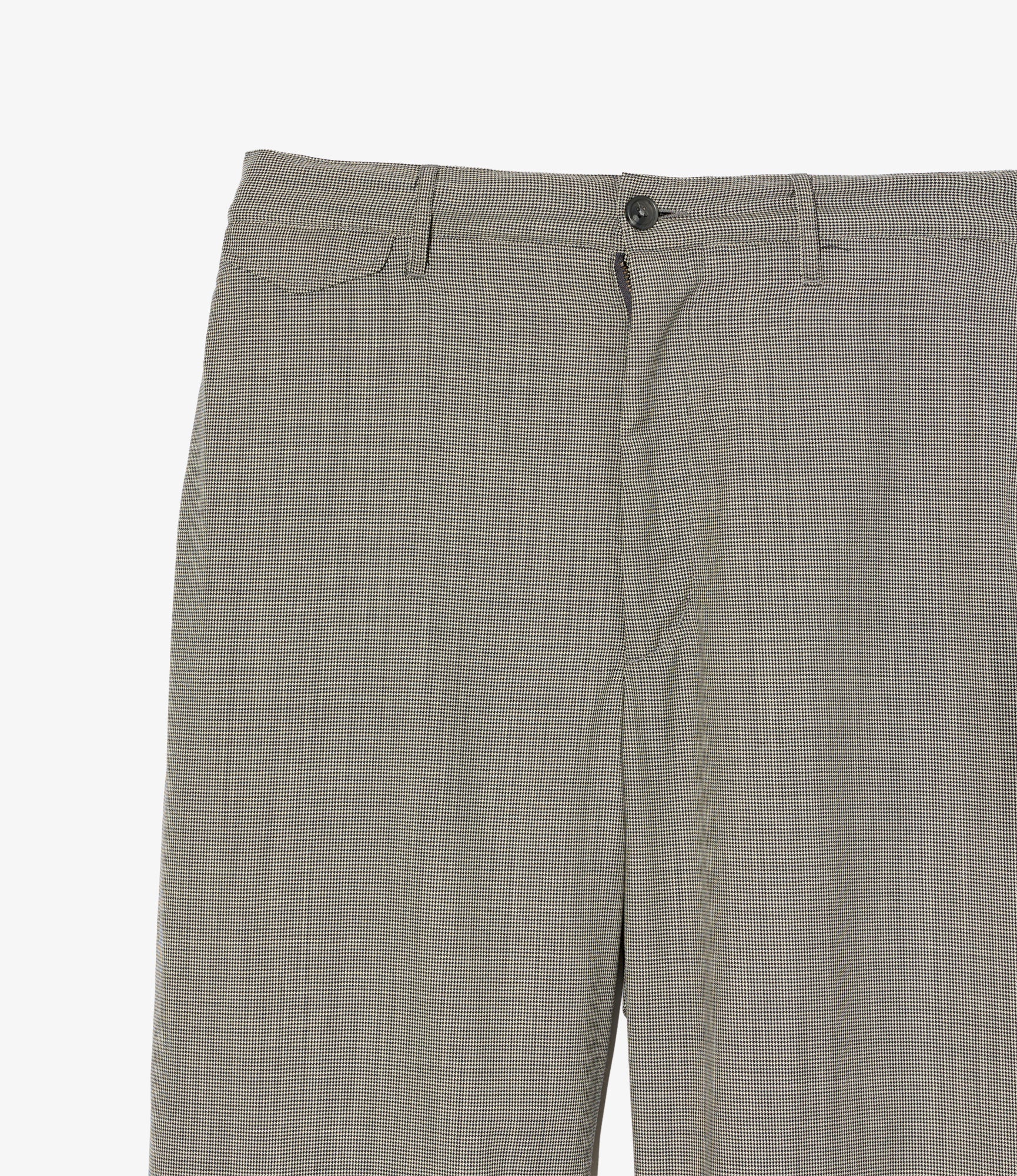 Officer Pant – Grey Micro Houndstooth Tropical Wool - Image 3