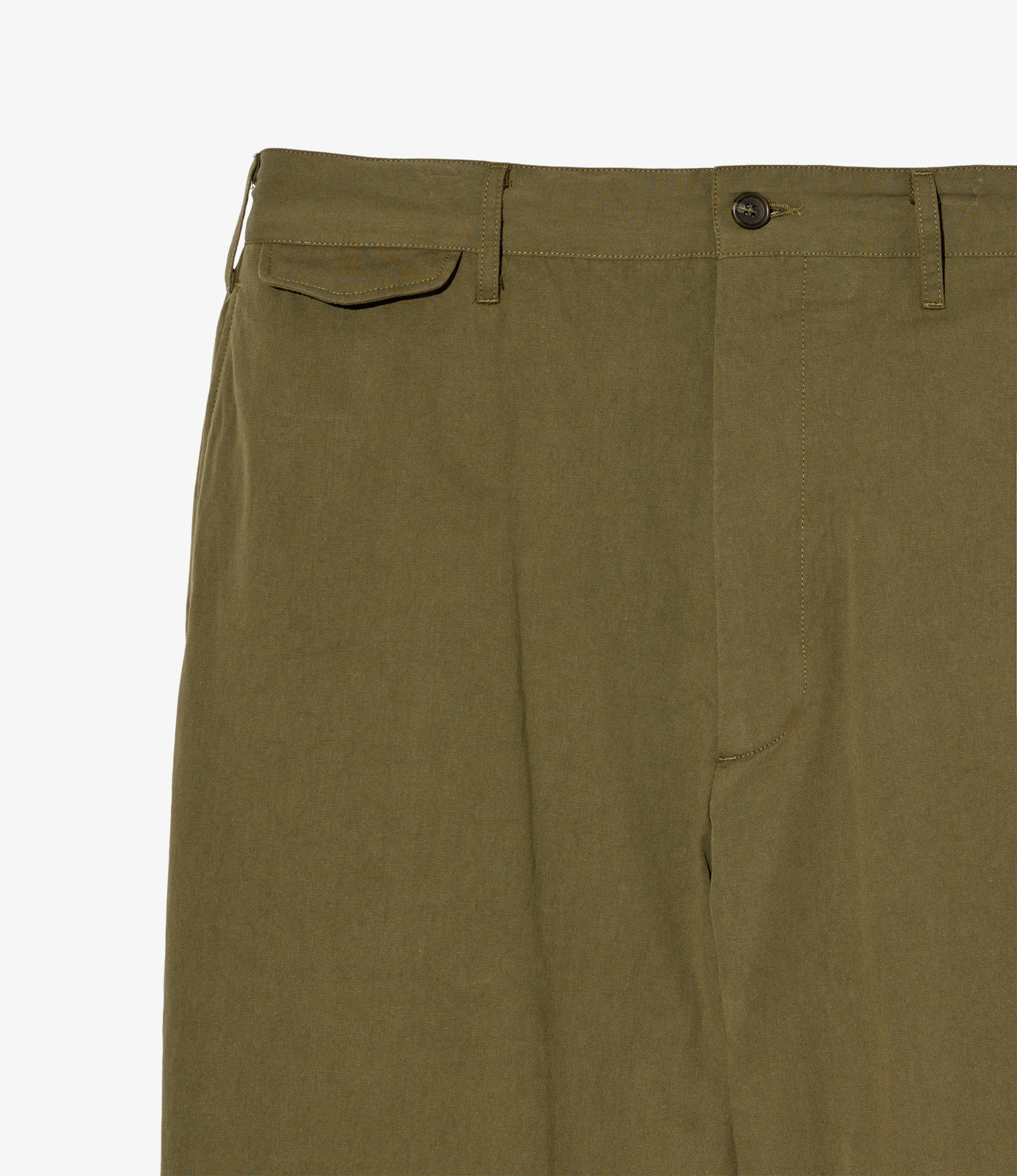 Officer Pant – Olive Sanded Cloth - Image 3