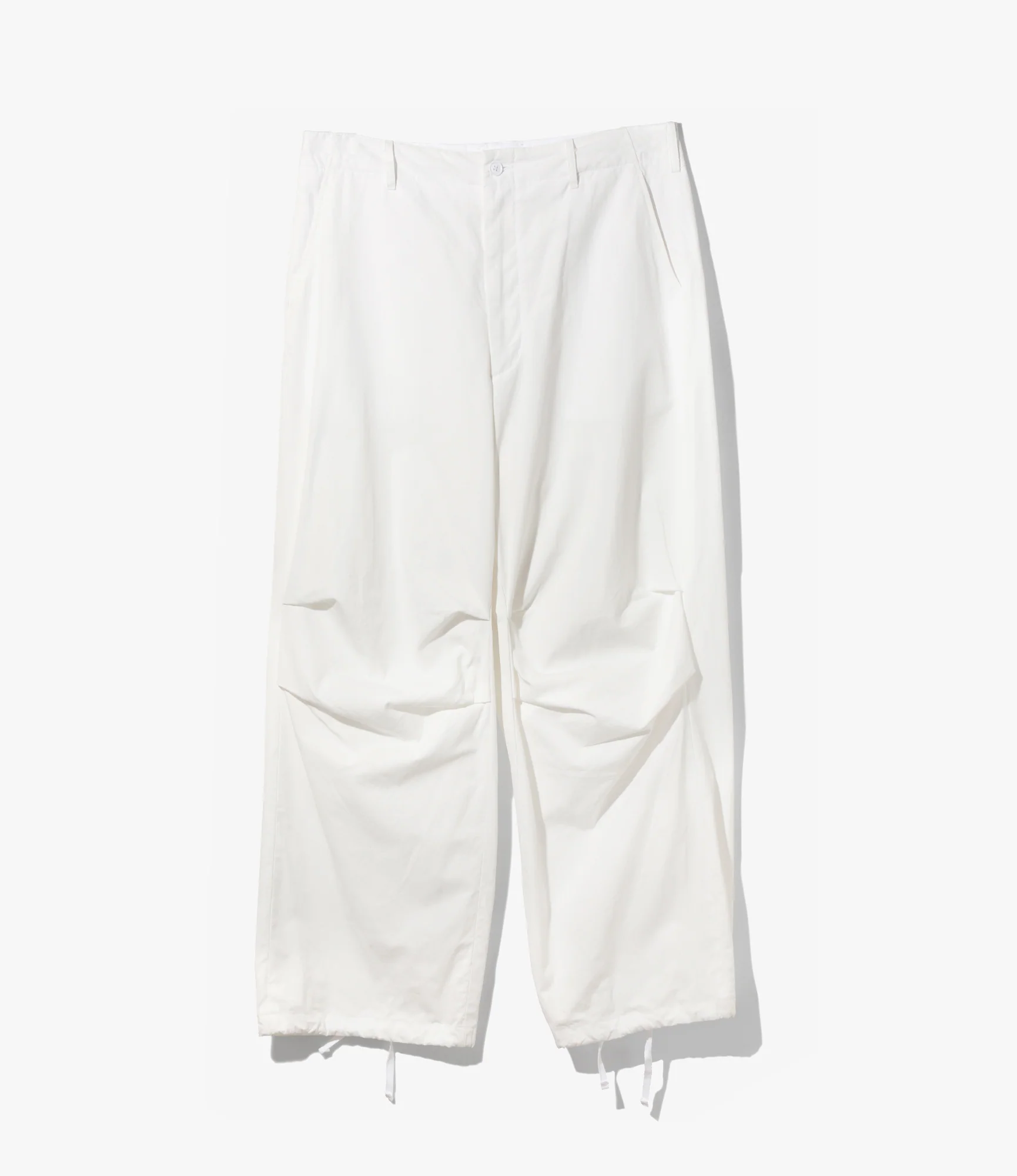 Over Pant – White Heavy Poplin
