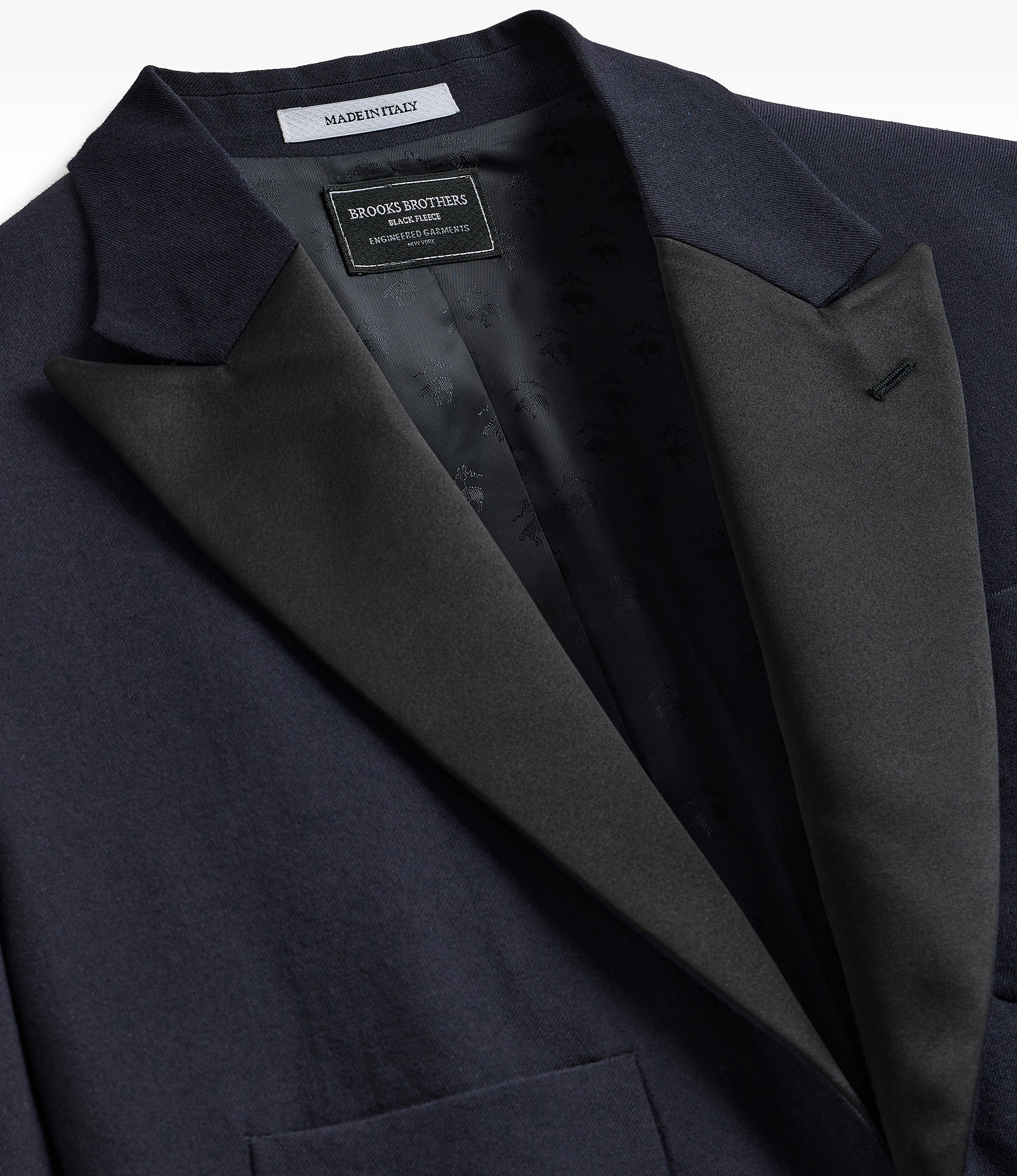 Oversized Tux Jacket – Navy Wool - Image 3