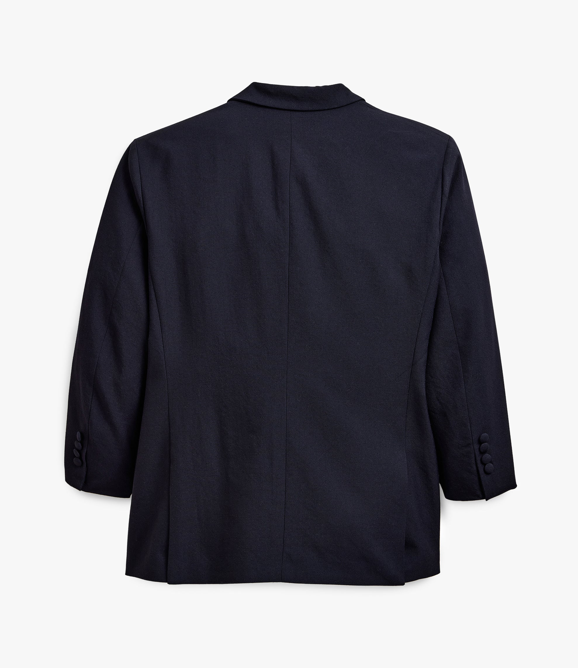 Oversized Tux Jacket – Navy Wool - Image 4