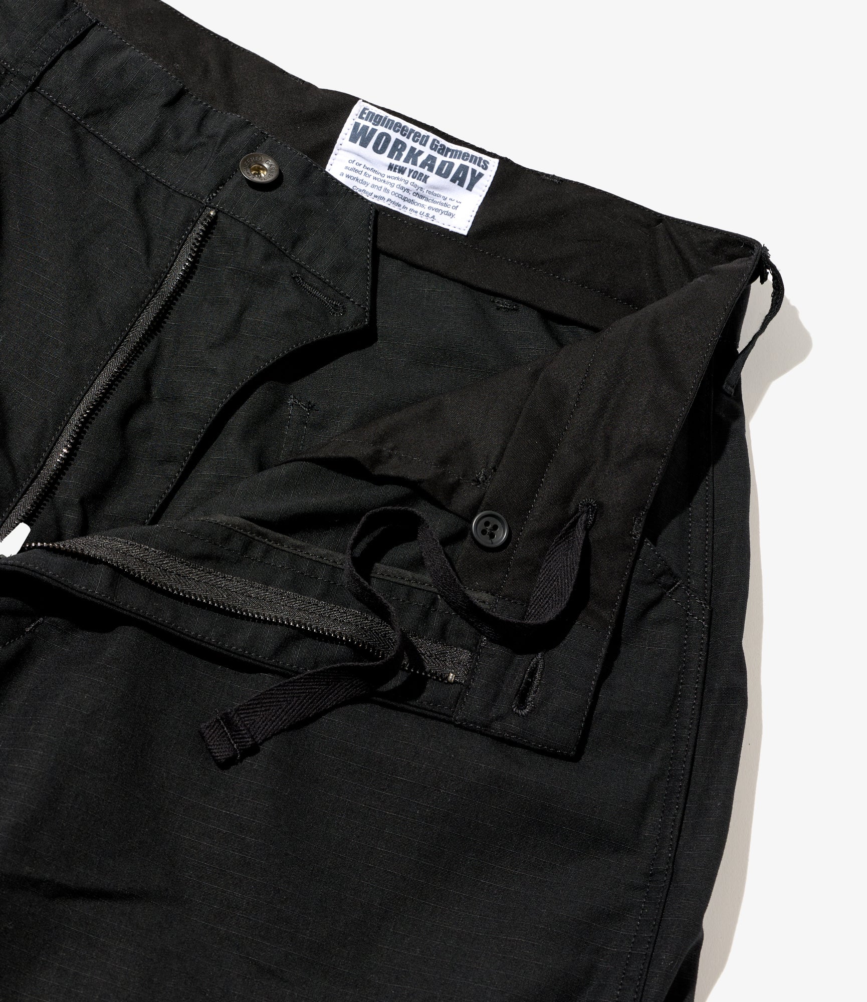 Painter Pant – Black Ripstop Cotton - Image 5
