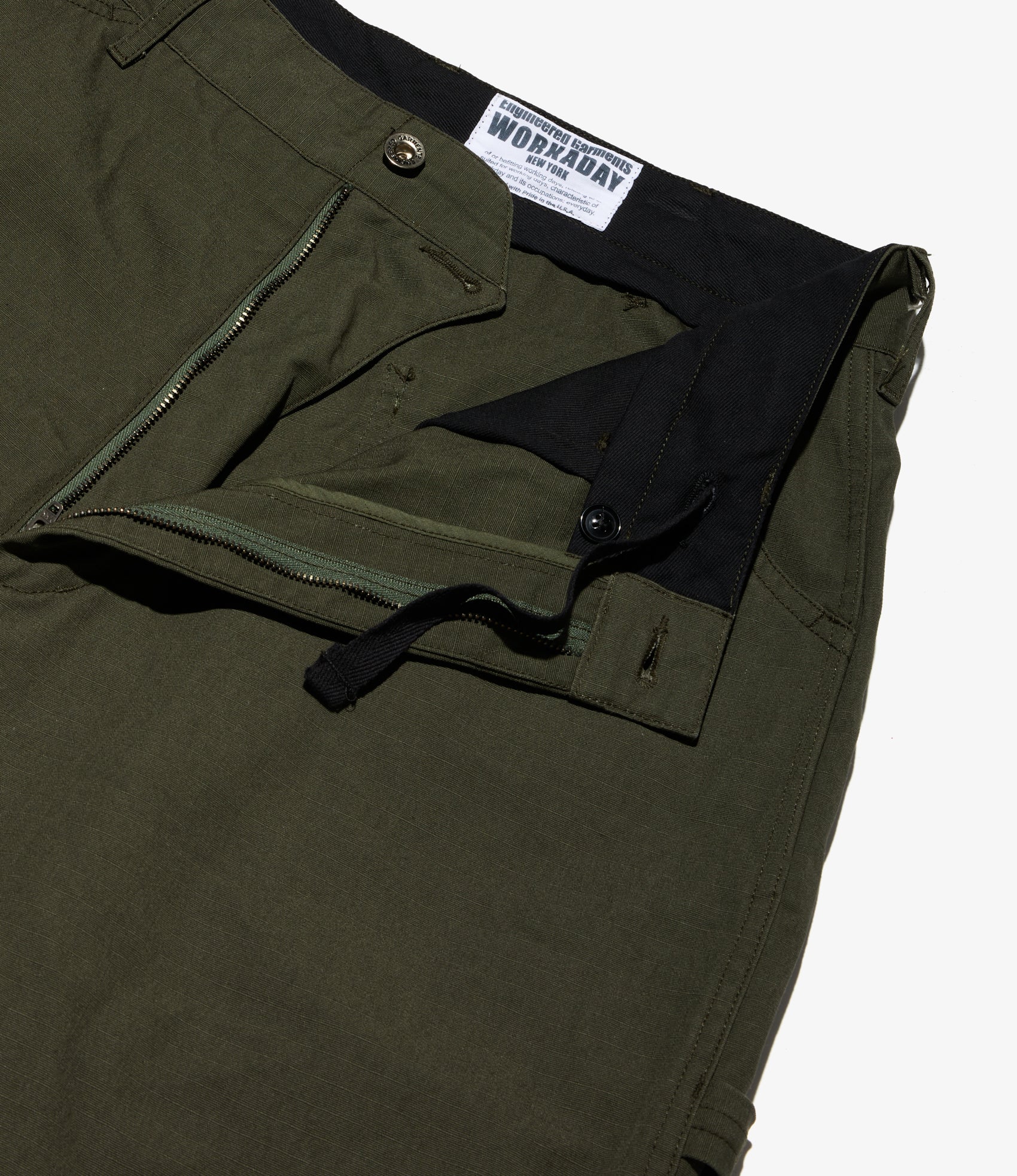 Painter Pant – Olive Heavy Ripstop Cotton - Image 2