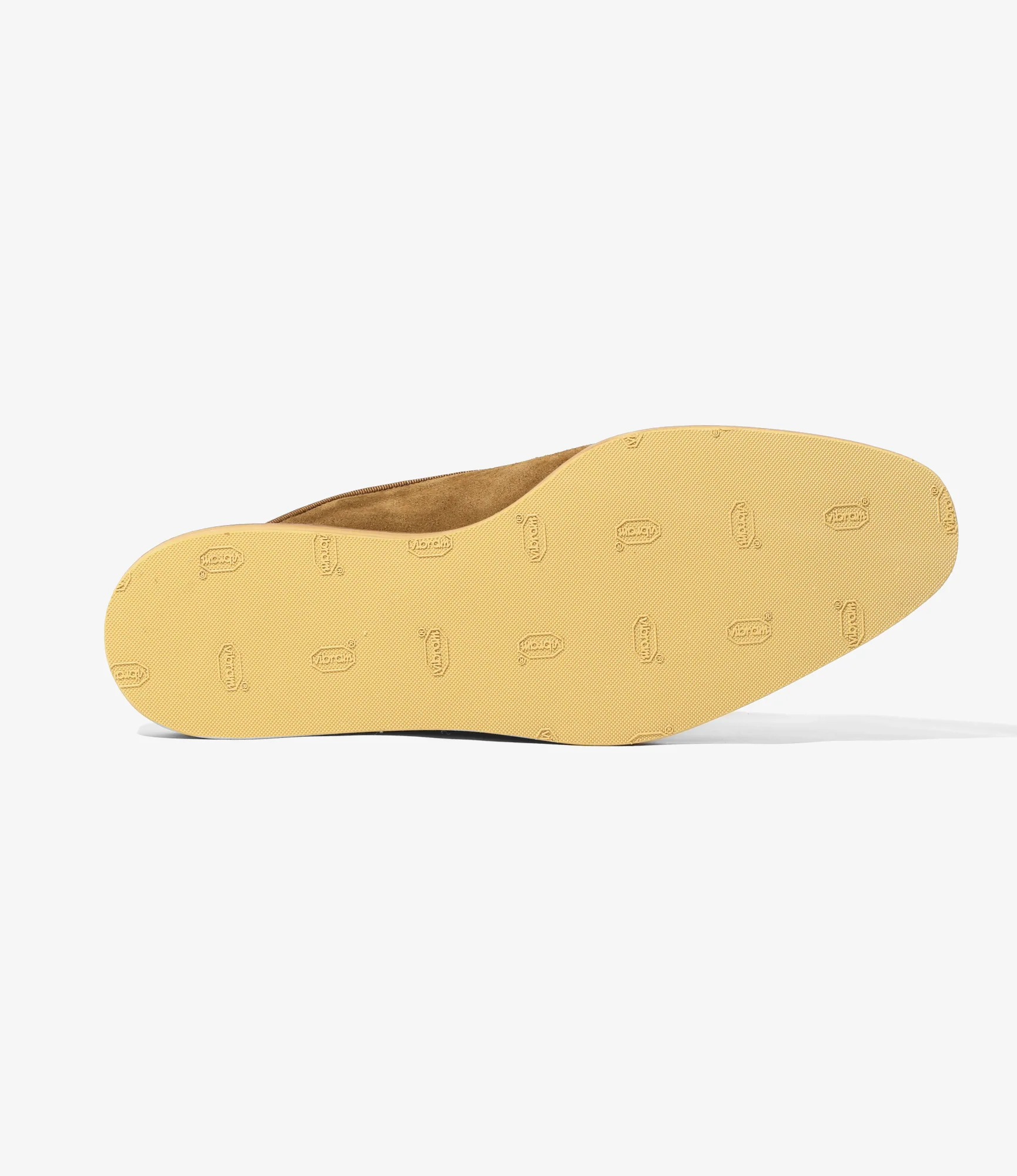 Papillon Embroidered Slip-In – Brown Suede - Image 7