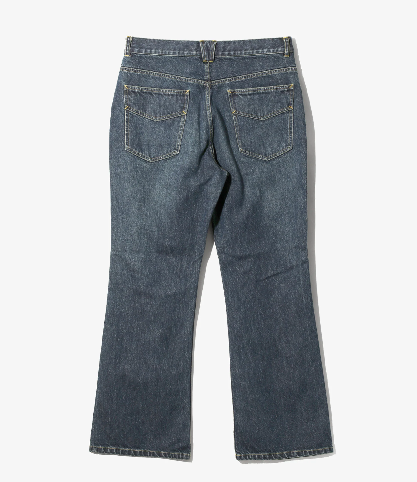 Papillon Embroidered Boot-Cut Jean – Indigo 12oz Denim - Image 5
