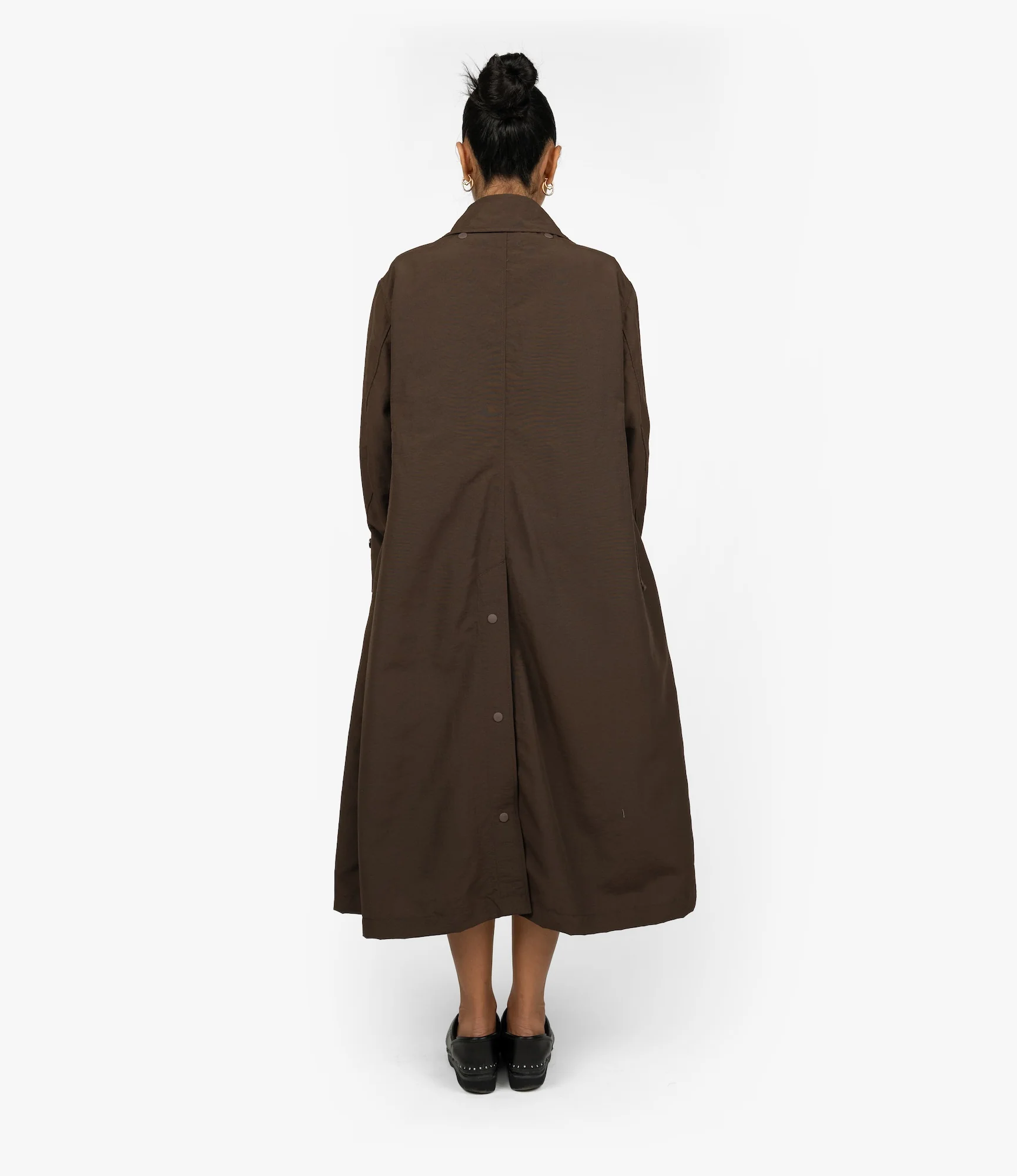 Pea Dress – Brown 4-Ply Taslan - Image 9