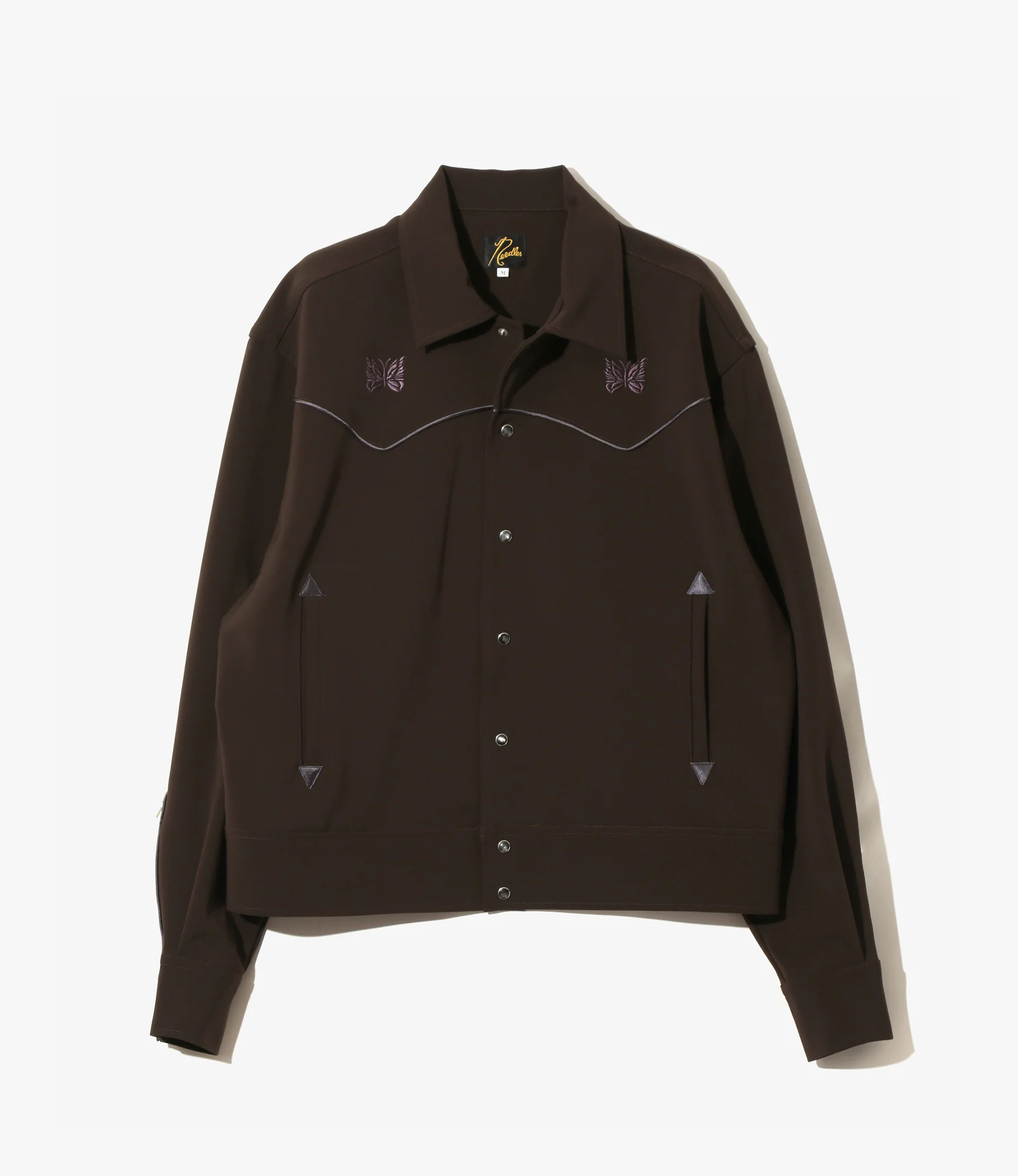 Piping Cowboy Jacket – Brown Double Cloth