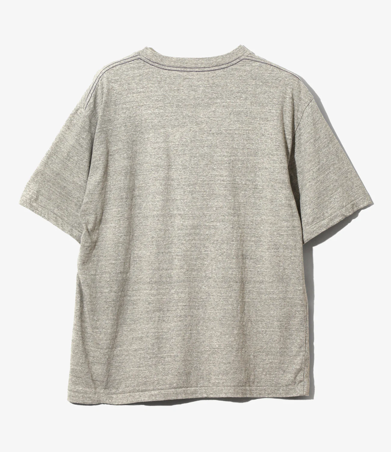 Pocket T-Shirt – Heather Grey Jersey - Image 3