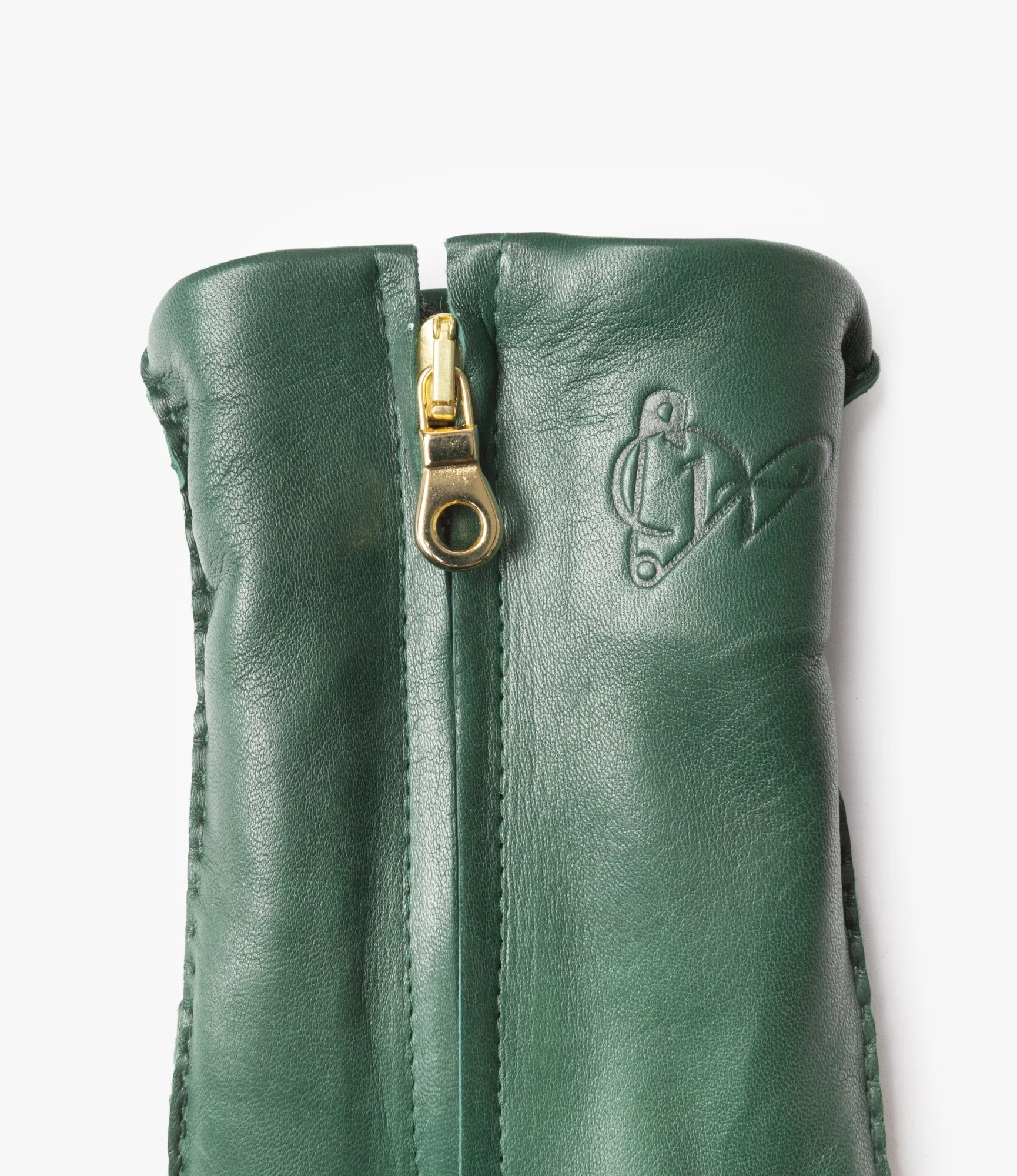 QR Lambskin Glove – Green - Image 5