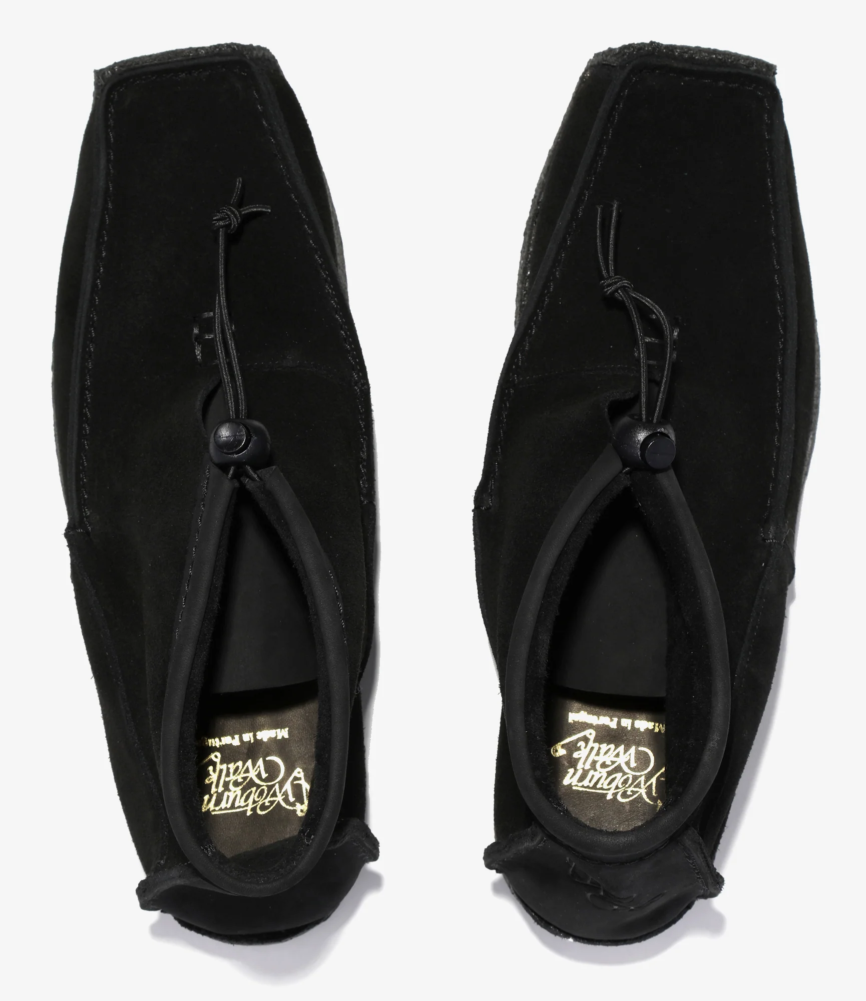 QR High Moccasin – Black Suede - Image 3