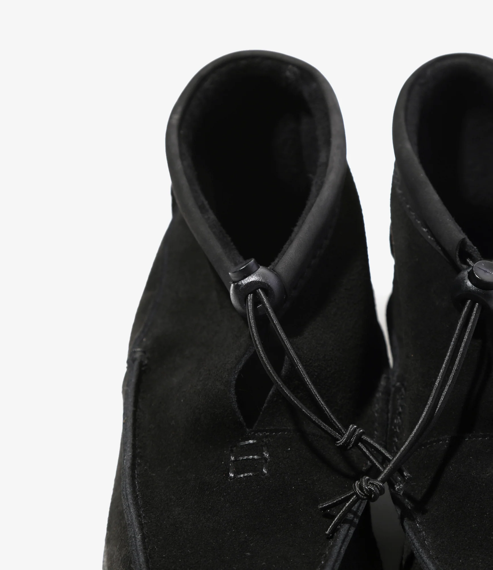 QR High Moccasin – Black Suede - Image 5
