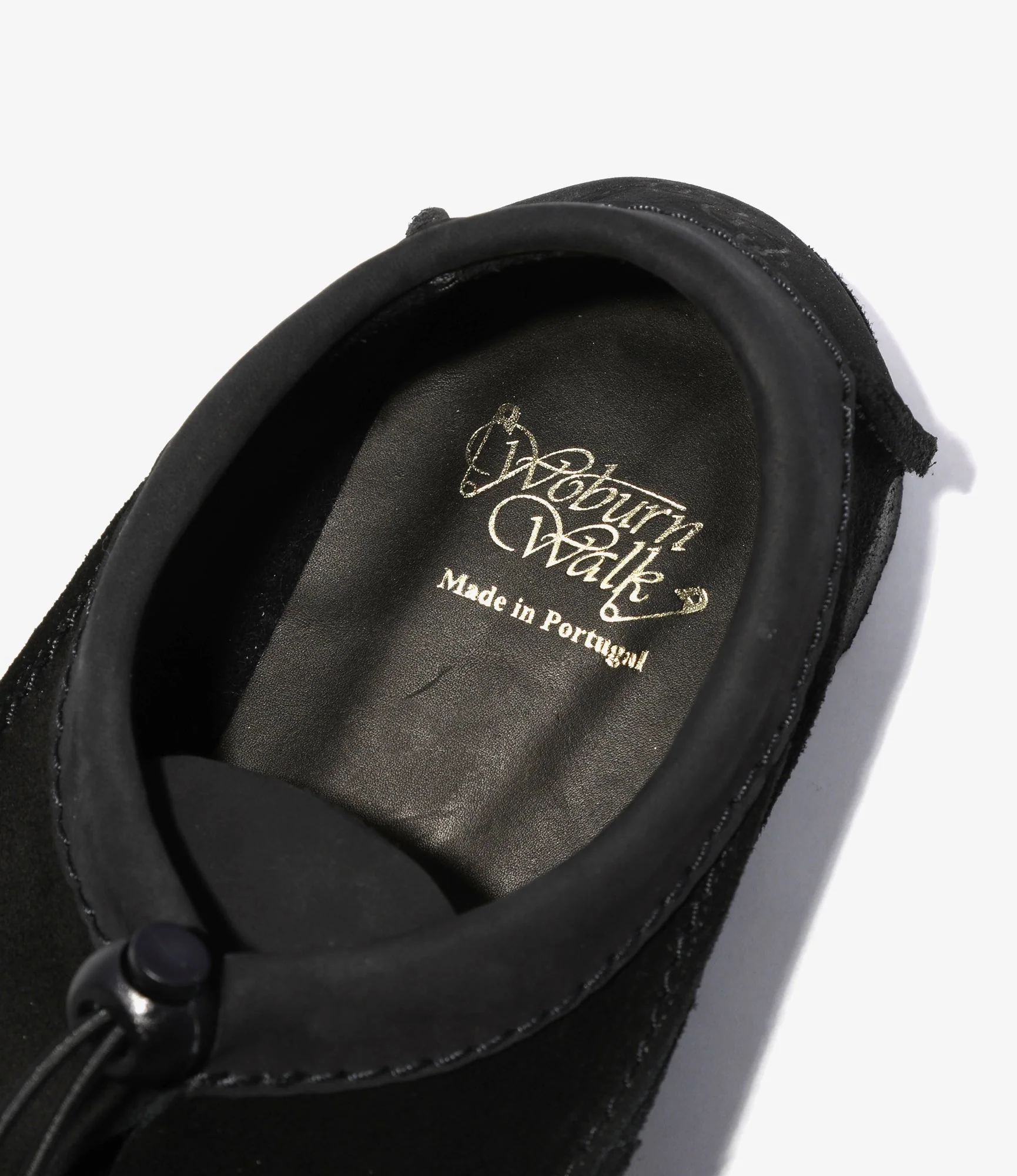 QR Low Moccasin – Black Suede - Image 8