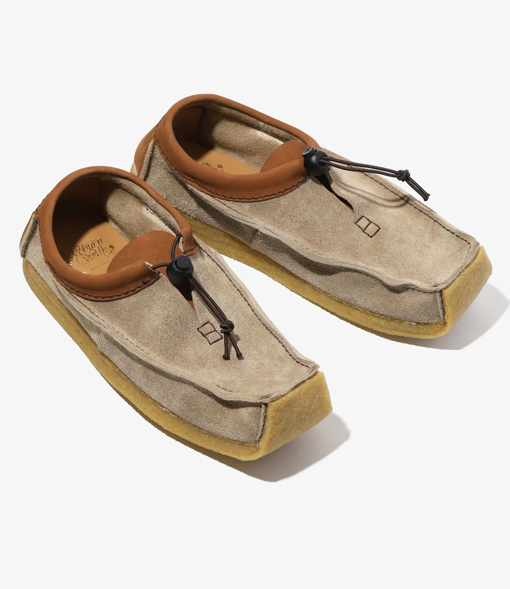 QR Low Moccasin – Sand Suede - Image 3