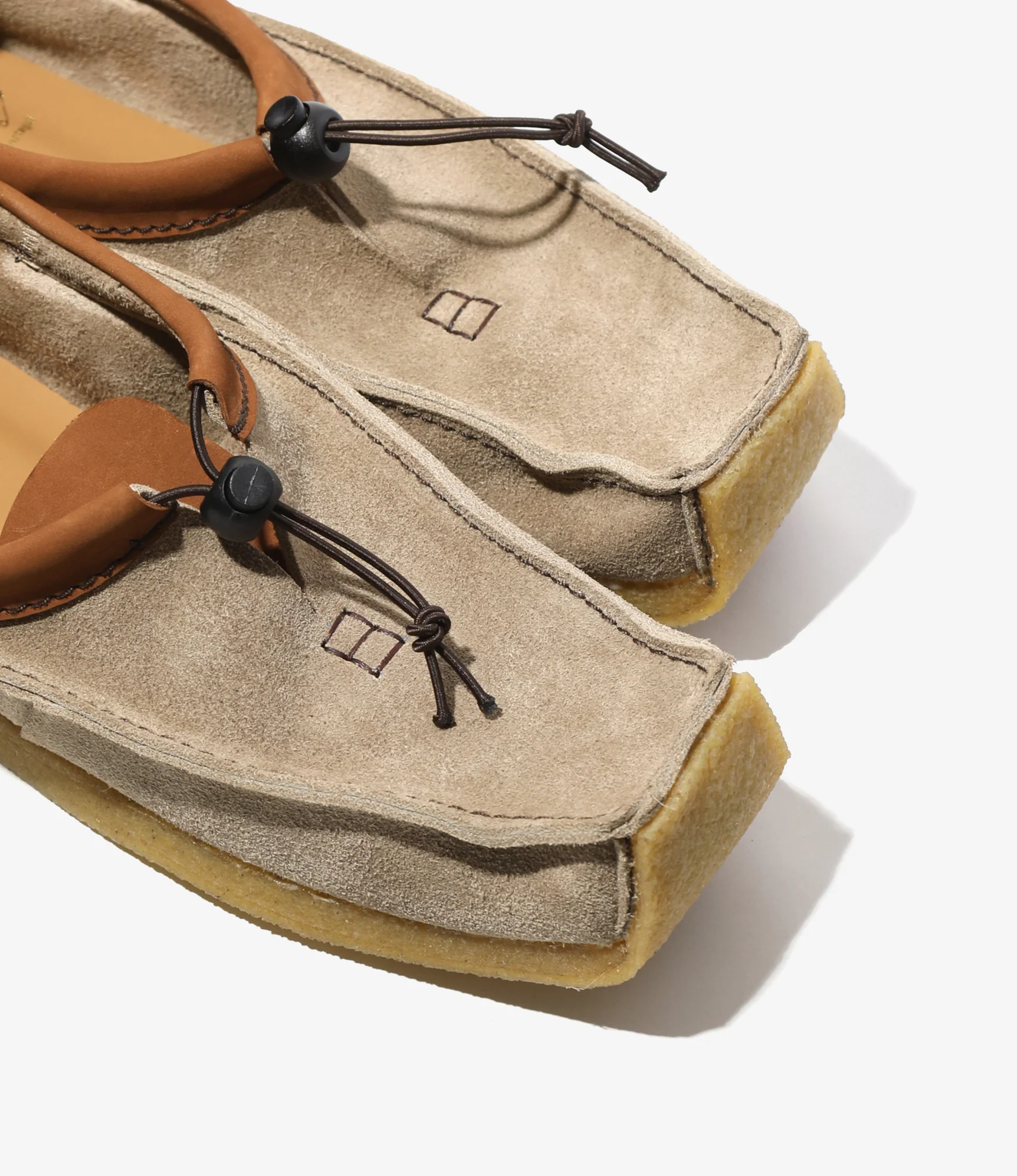 QR Low Moccasin – Sand Suede - Image 5