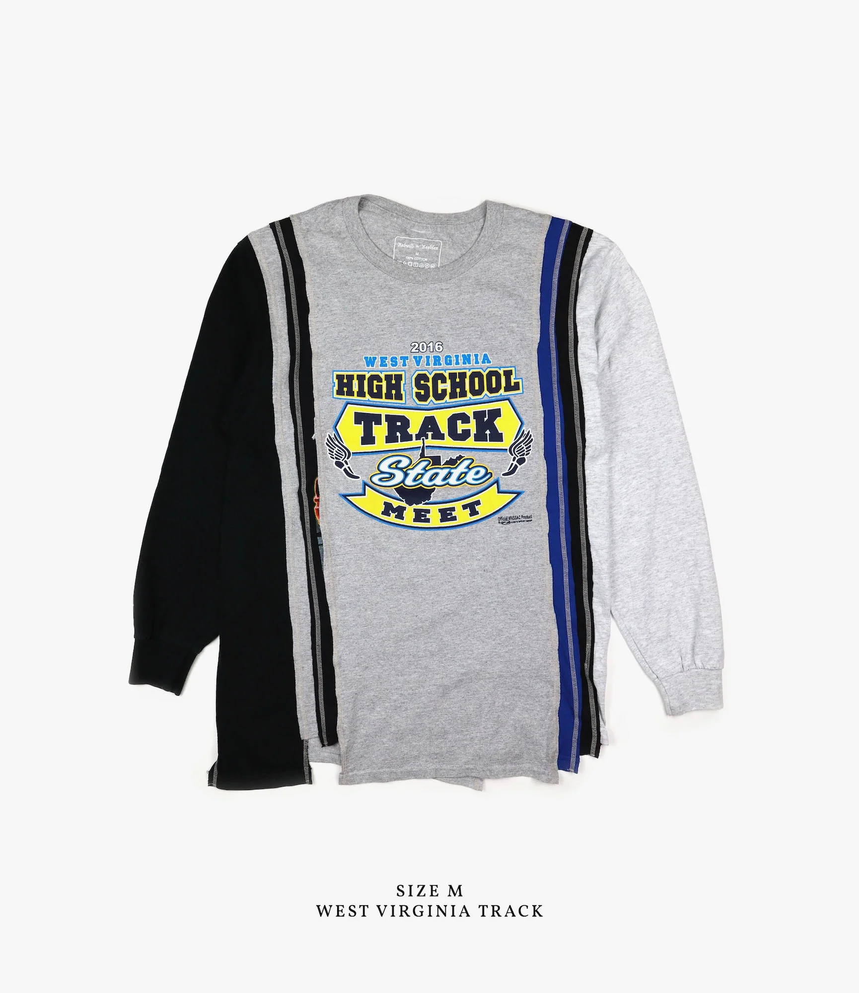Long Sleeve 7 Cuts T-Shirt – Assorted College Prints - Image 7