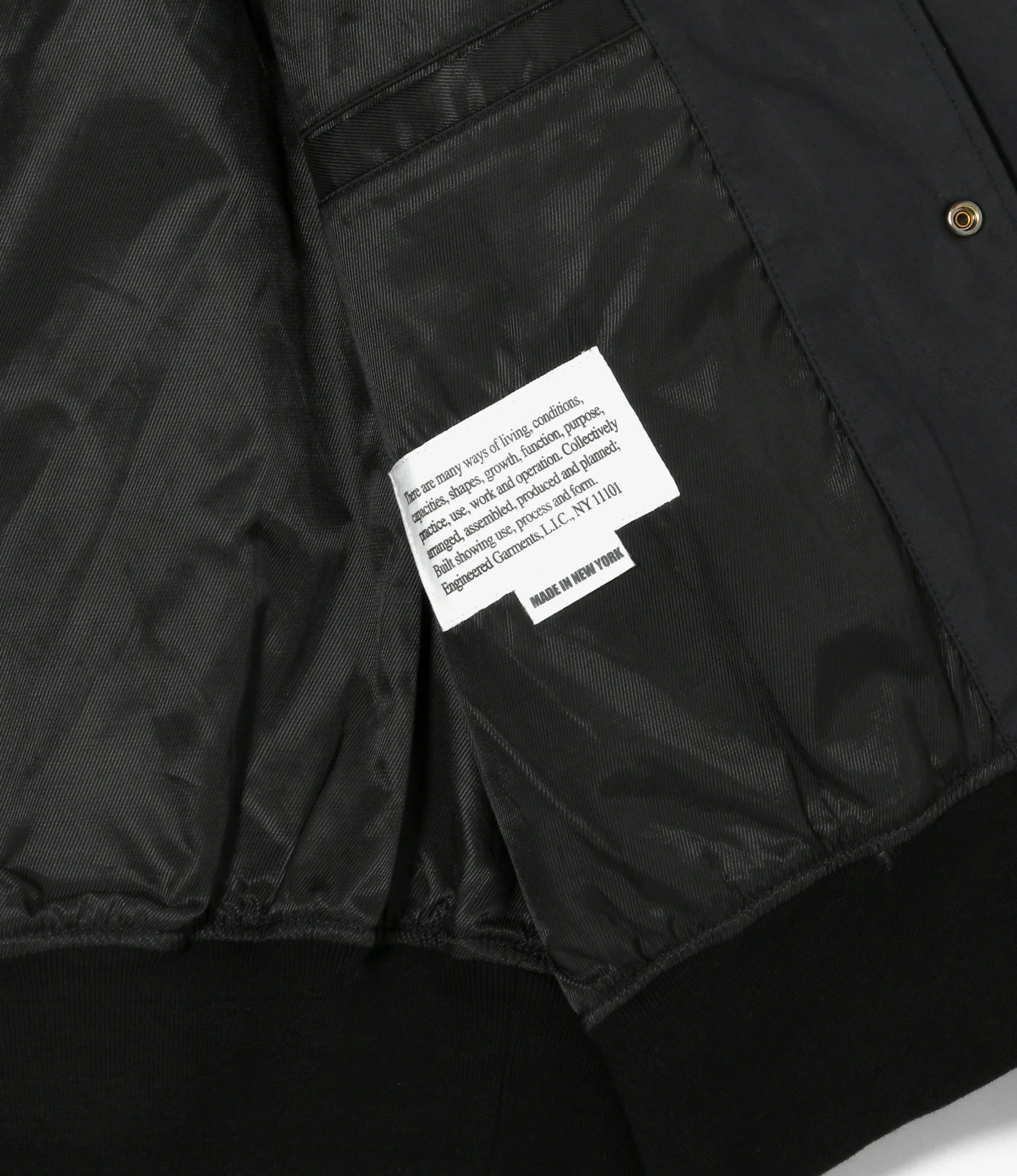 Referee Jacket – Dark Navy Nyco Twill - Image 3