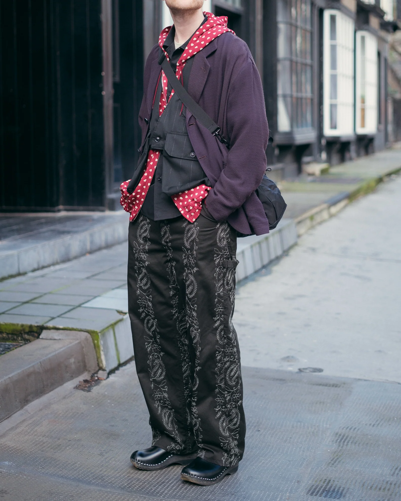 Sack Jacket – Brown Striped Kersey - Image 2