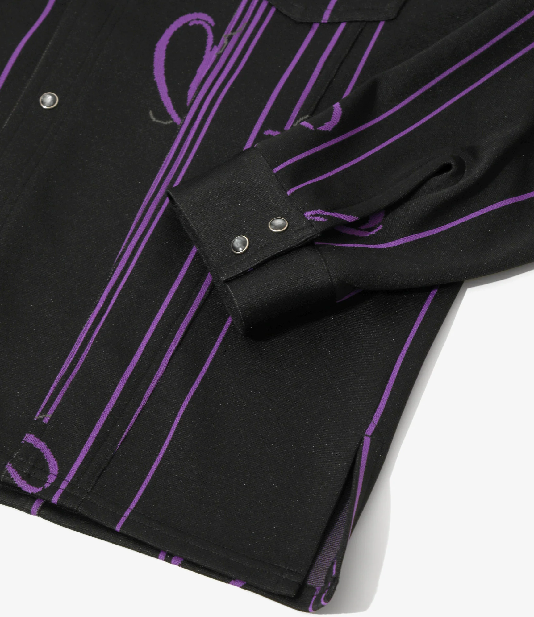 Saddleman Shirt – Black Jacquard - Image 4
