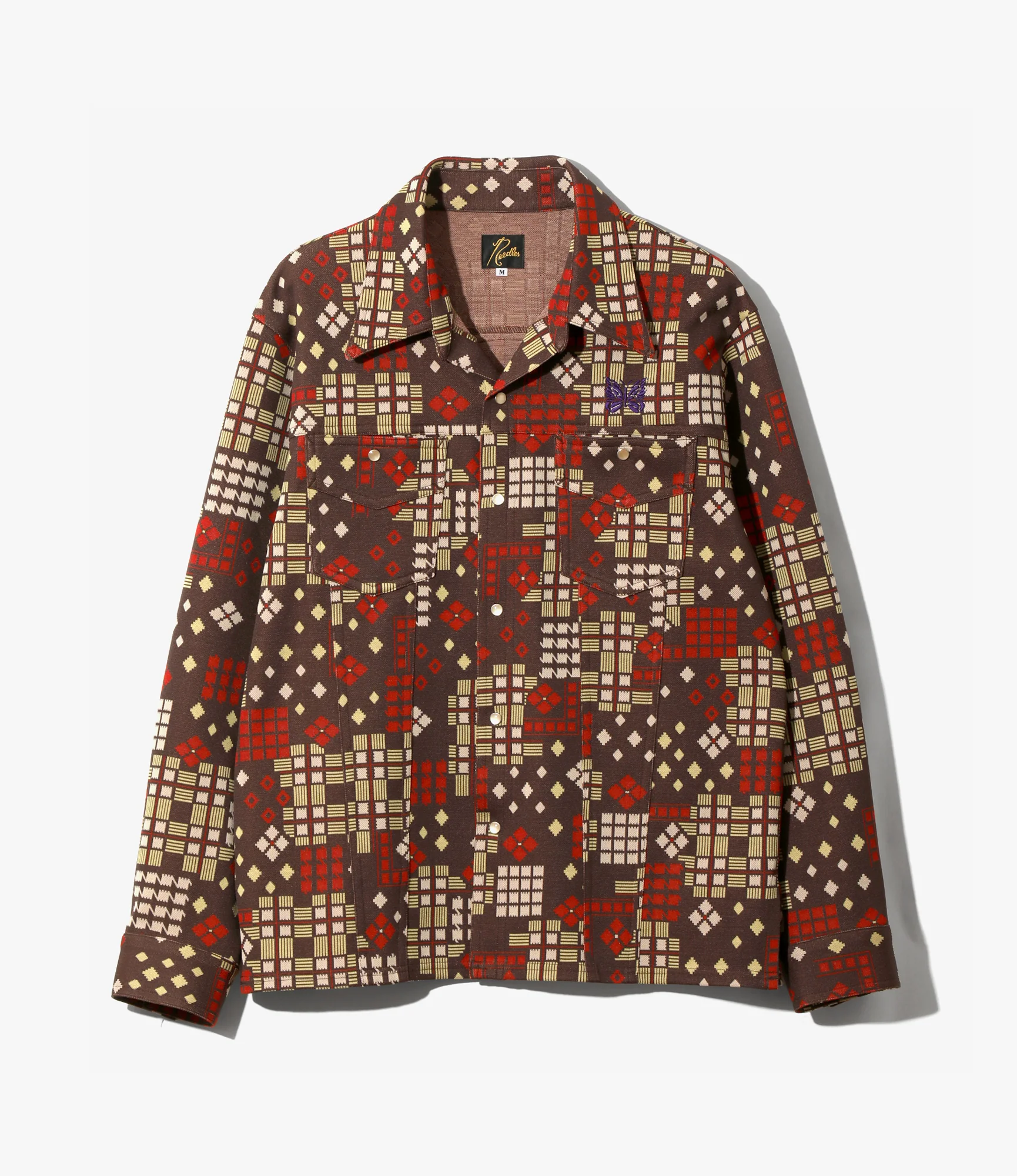 Saddleman Shirt – Brown Jacquard
