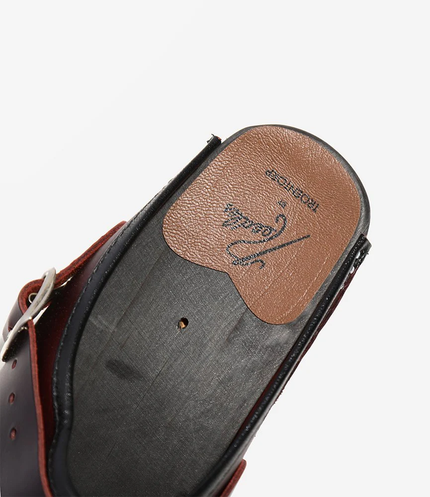 Steel Toe 'Safety' Clog – Bordeaux Leather - Image 5