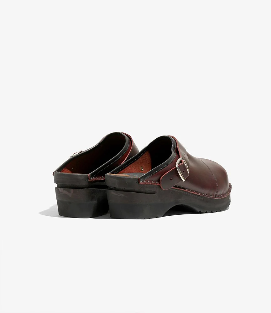 Steel Toe 'Safety' Clog – Bordeaux Leather - Image 6