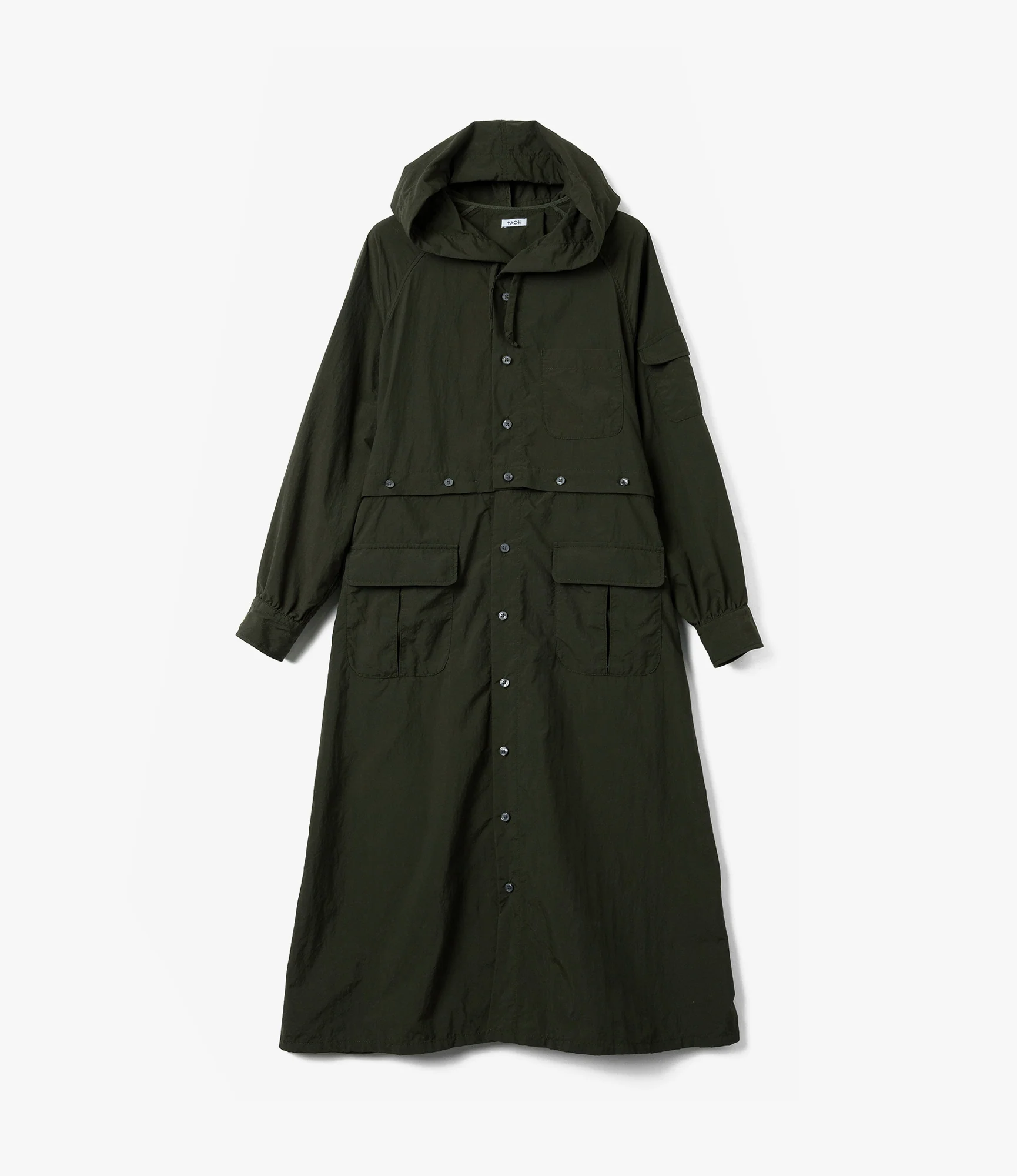 Shifting Dress – Dark Olive Recycled Polyester
