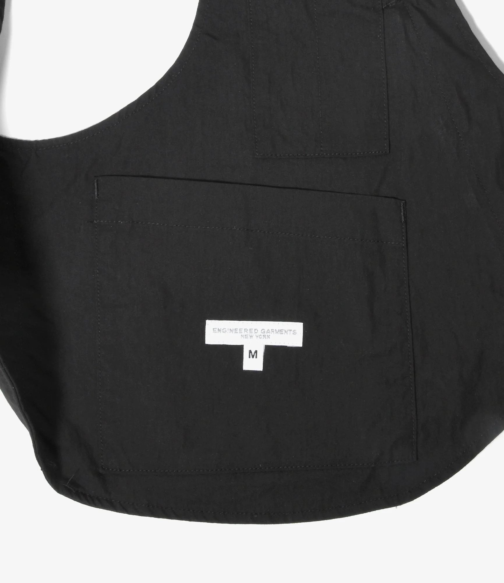Shoulder Vest – Black Lightweight Nyco Poplin - Image 2
