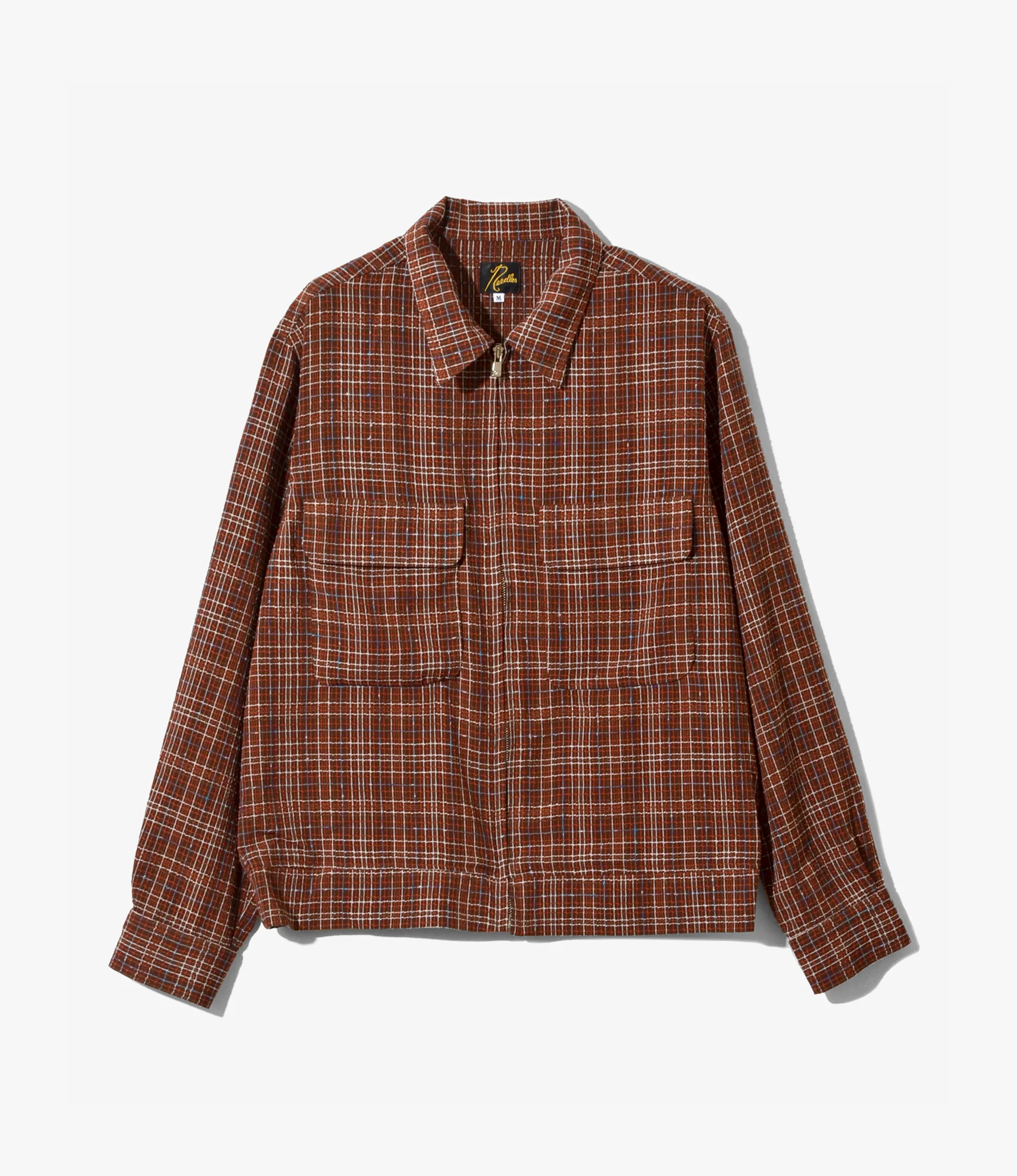 Sports Jacket – Brown Grid Dobby