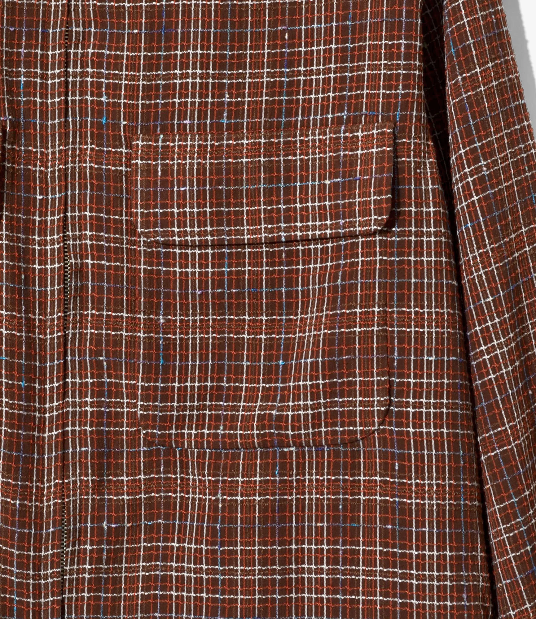 Sports Jacket – Brown Grid Dobby - Image 2