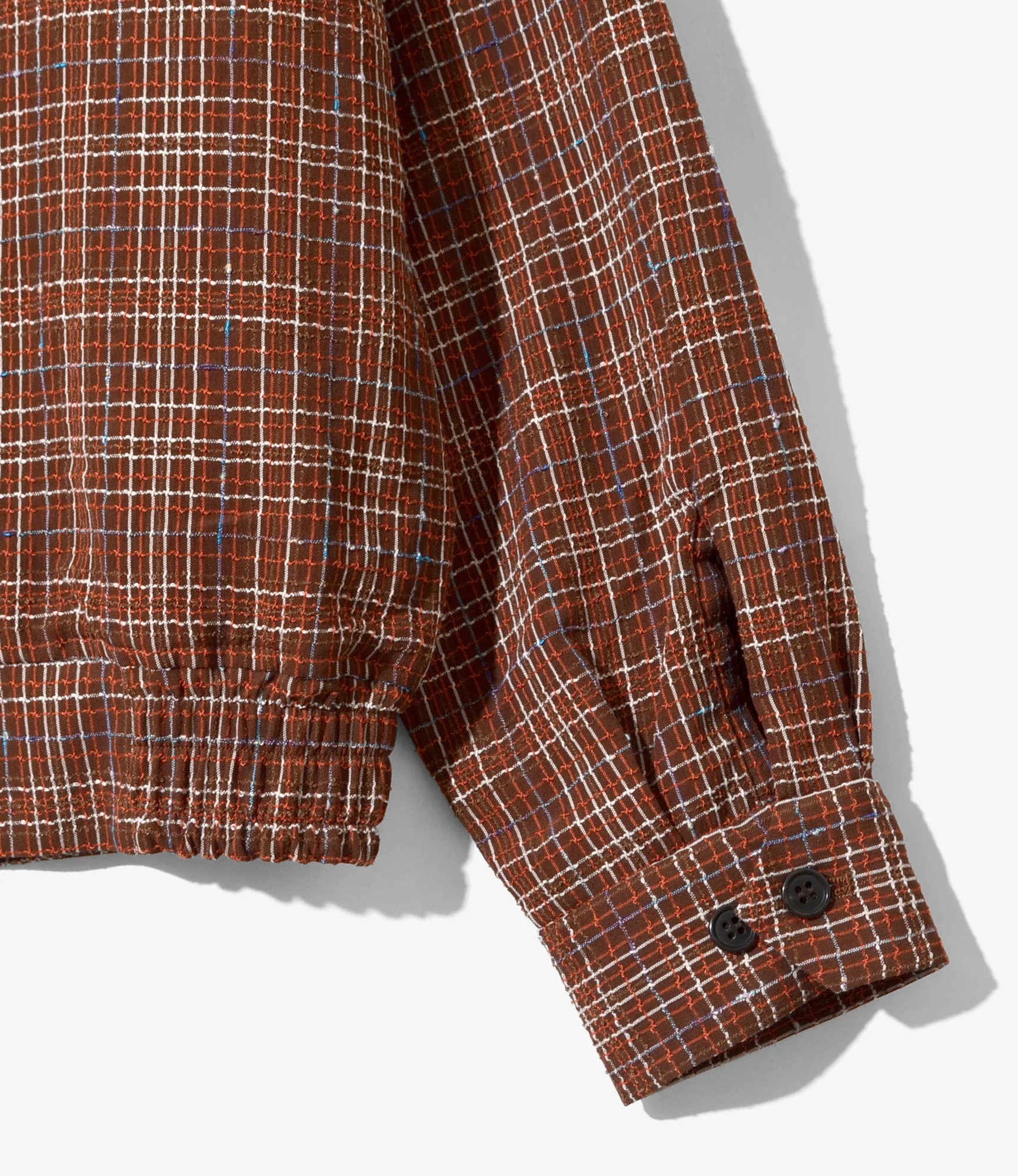 Sports Jacket – Brown Grid Dobby - Image 4