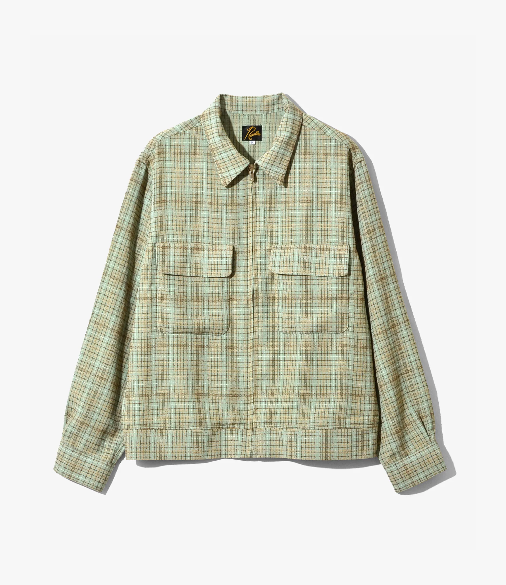 Sports Jacket – Mint Grid Dobby