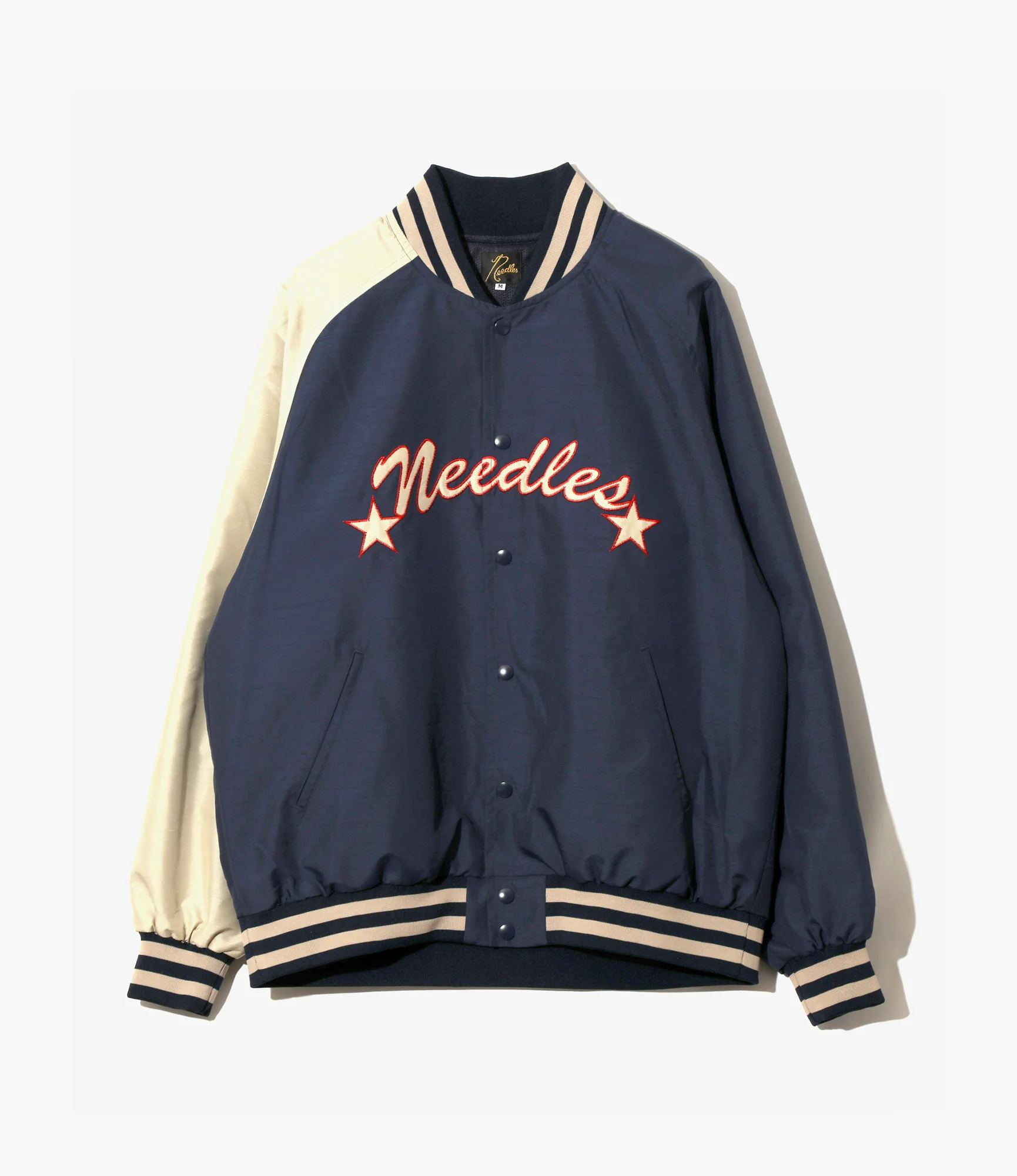 Stadium Jacket – Navy Shantung