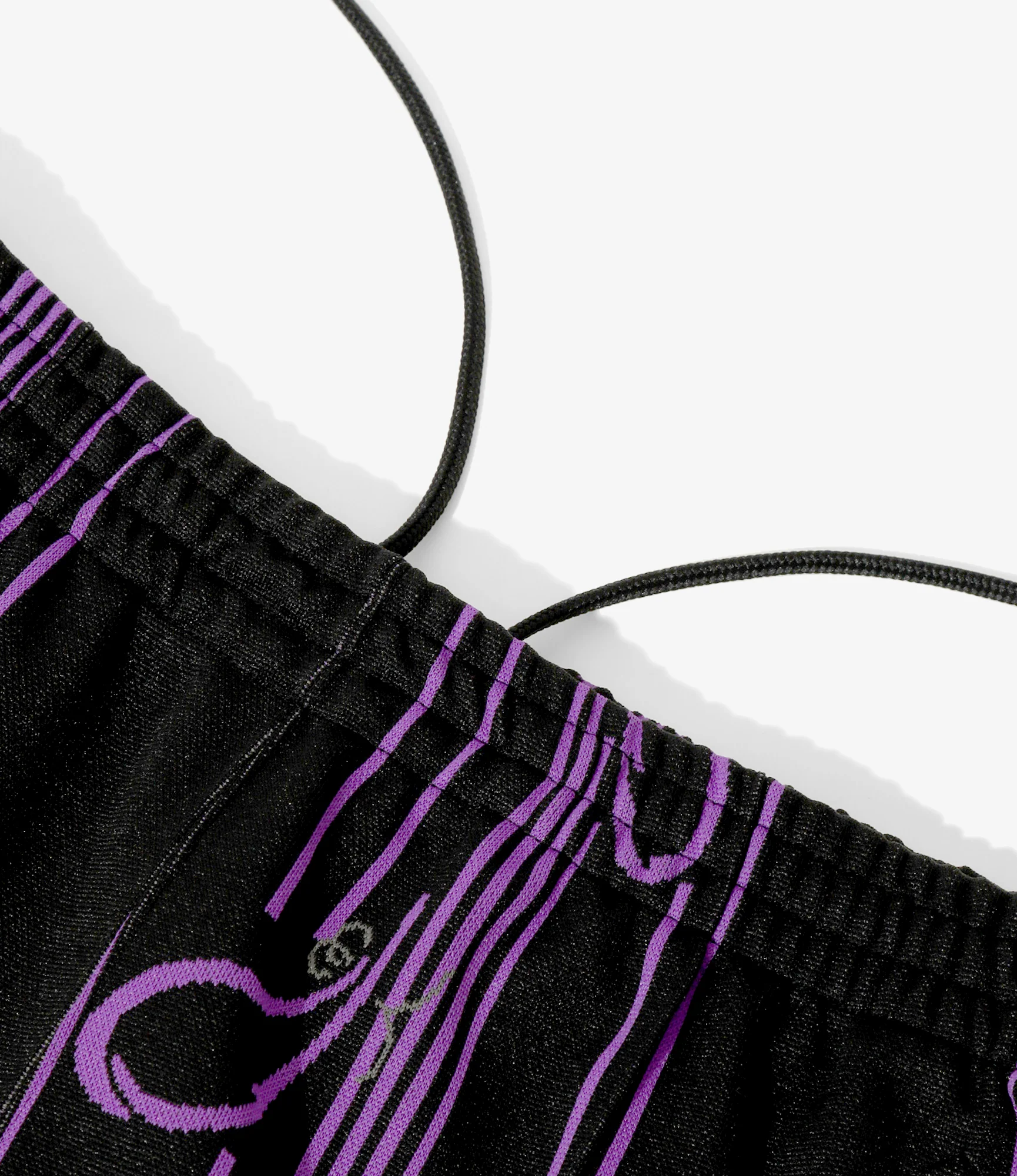 Track Pant – Black Jacquard - Image 3