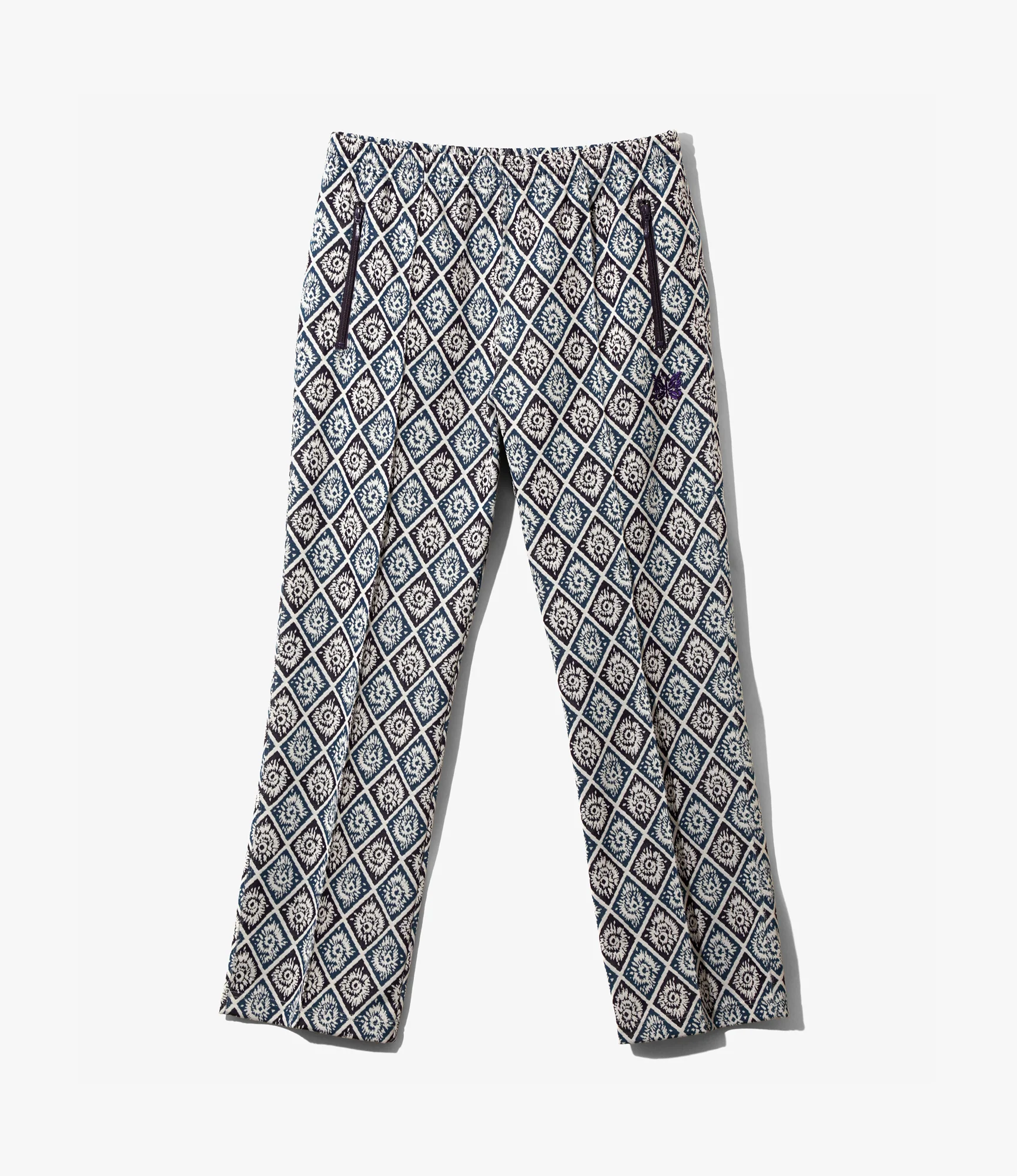 Track Pant – Blue/Purple Jacquard