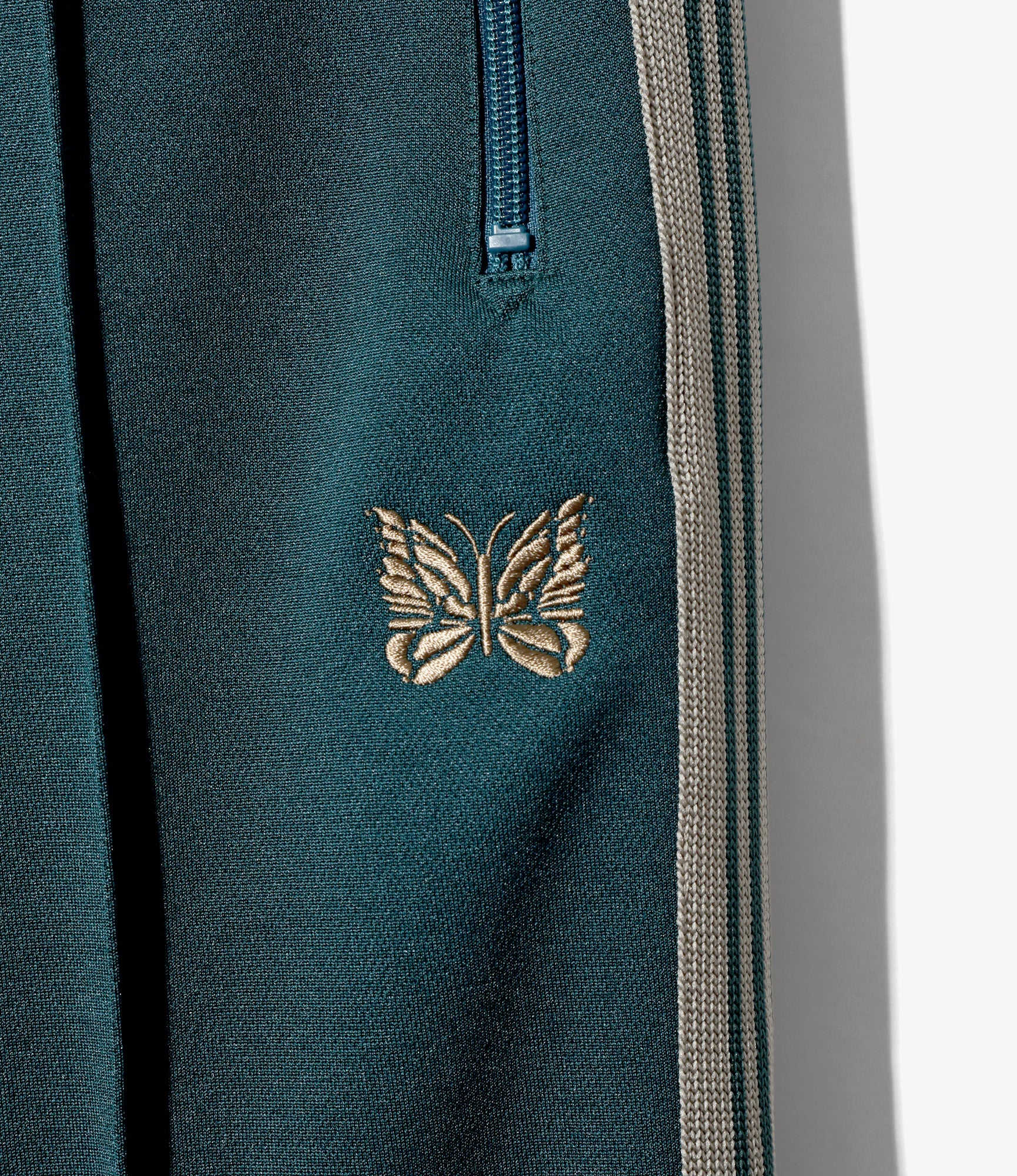 Track Pant – Green Poly Smooth - Image 3