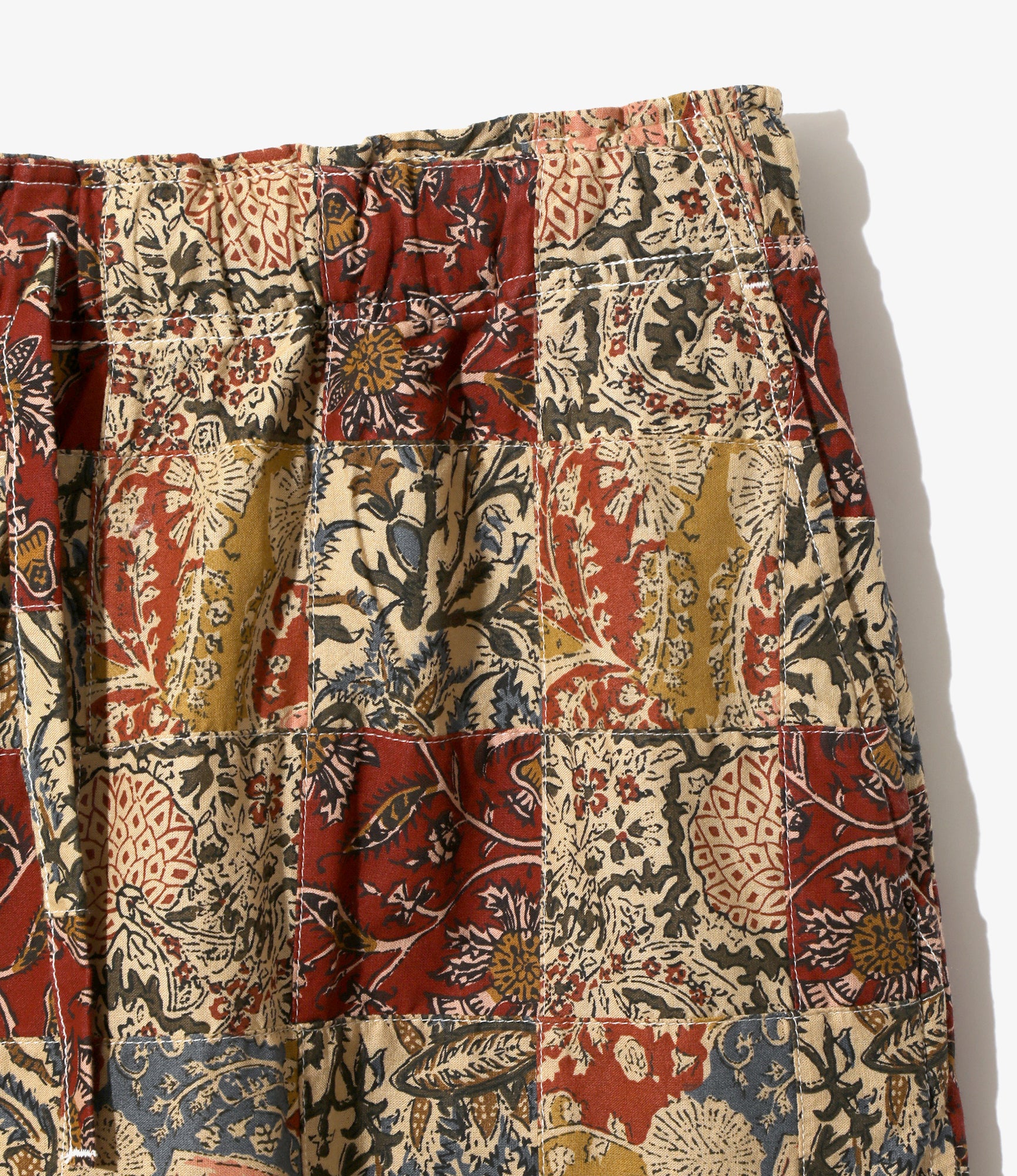 String Slack Short – Patchwork Batik Print - Image 2