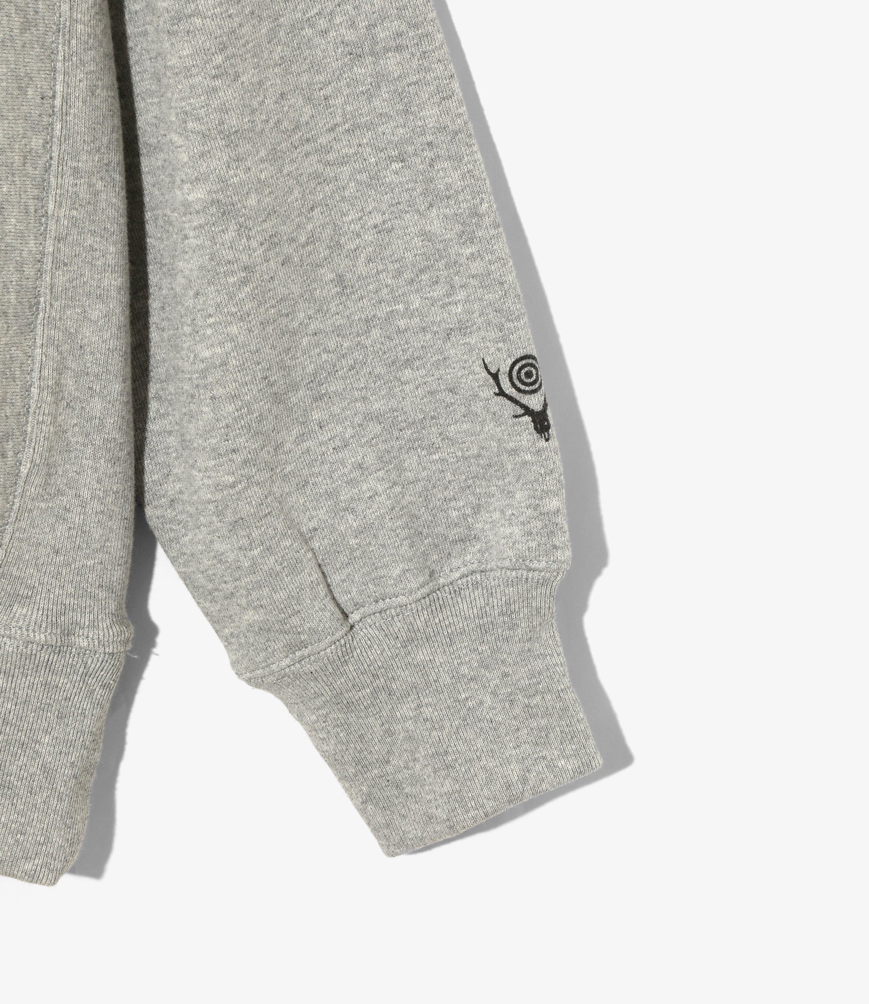 Sweat Parka – Heather Grey 'Trouts' Print - Image 3