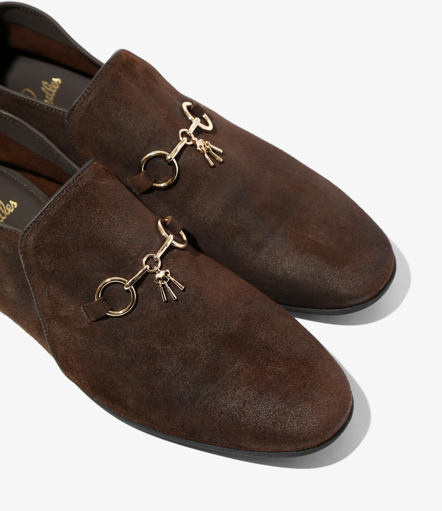 Tassel Bit Slip-On Chukka Boot – Brown Rough Out - Image 4