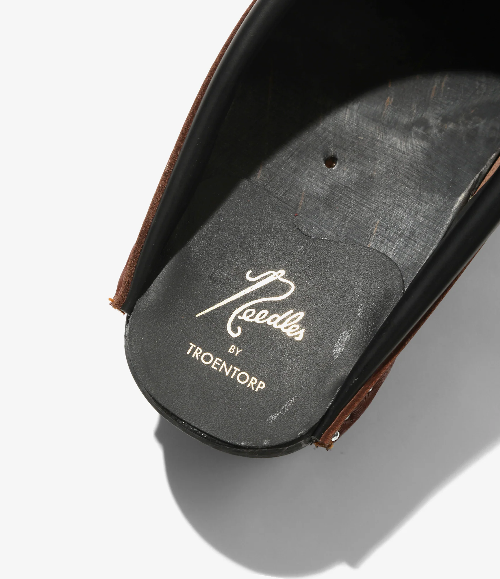 Twin Tassel Clog – Brown Leather - Image 5