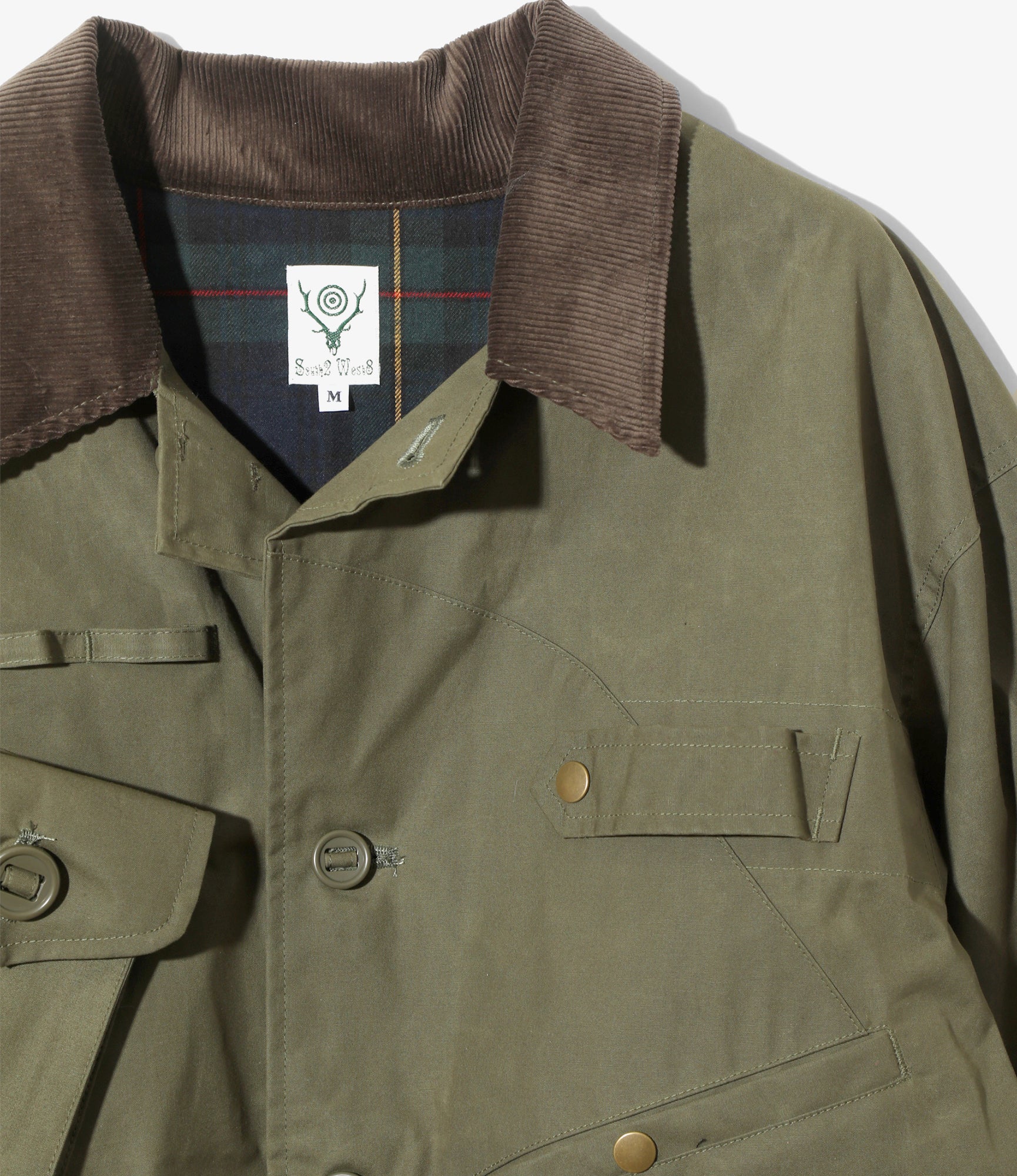 Tenkara Shirt Jacket – Olive Waxed Cotton - Image 2