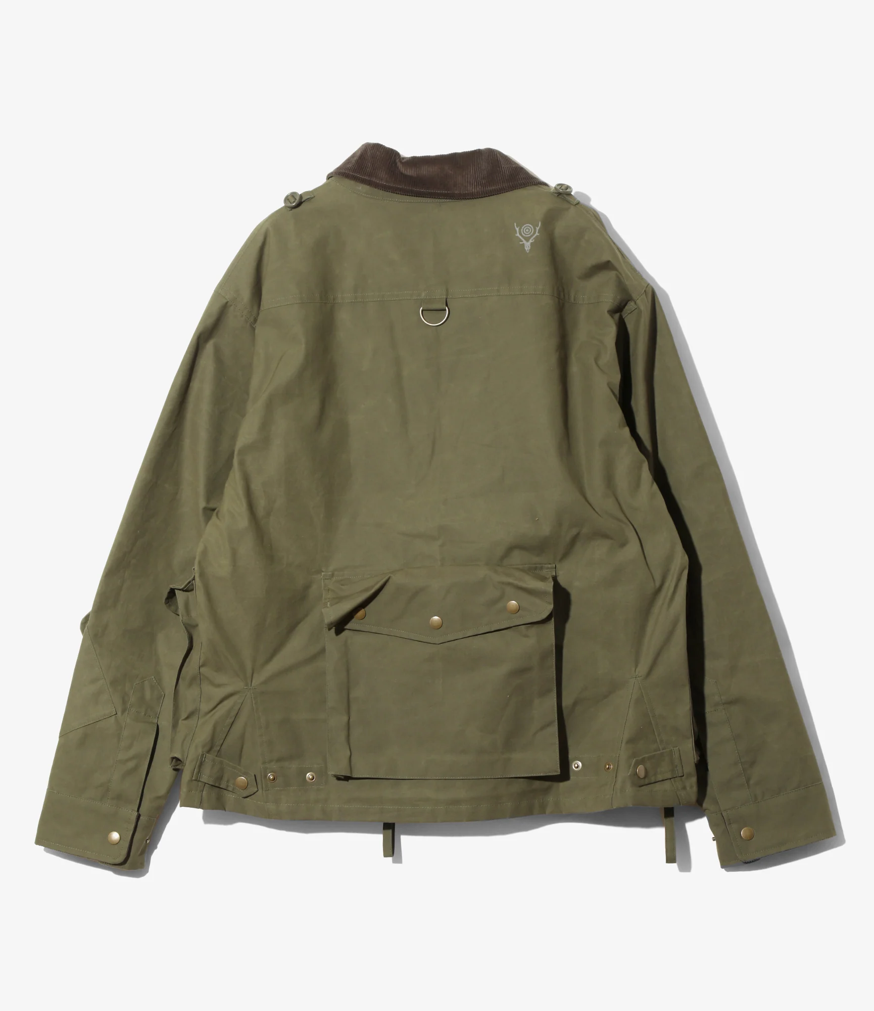 Tenkara Shirt Jacket – Olive Waxed Cotton - Image 5