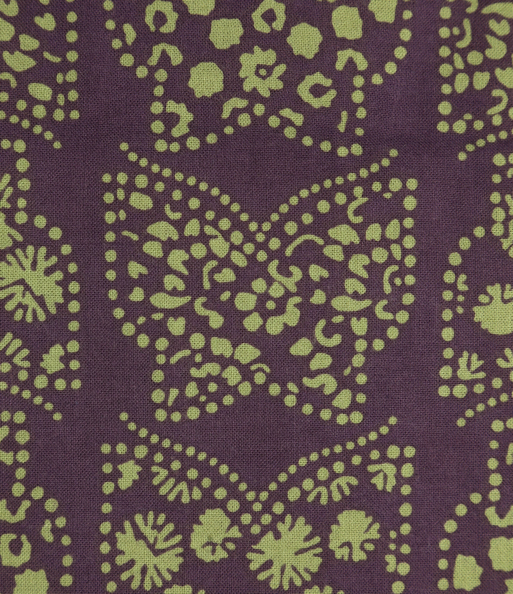 Tenugui Bandana – Purple Papillon Print - Image 2