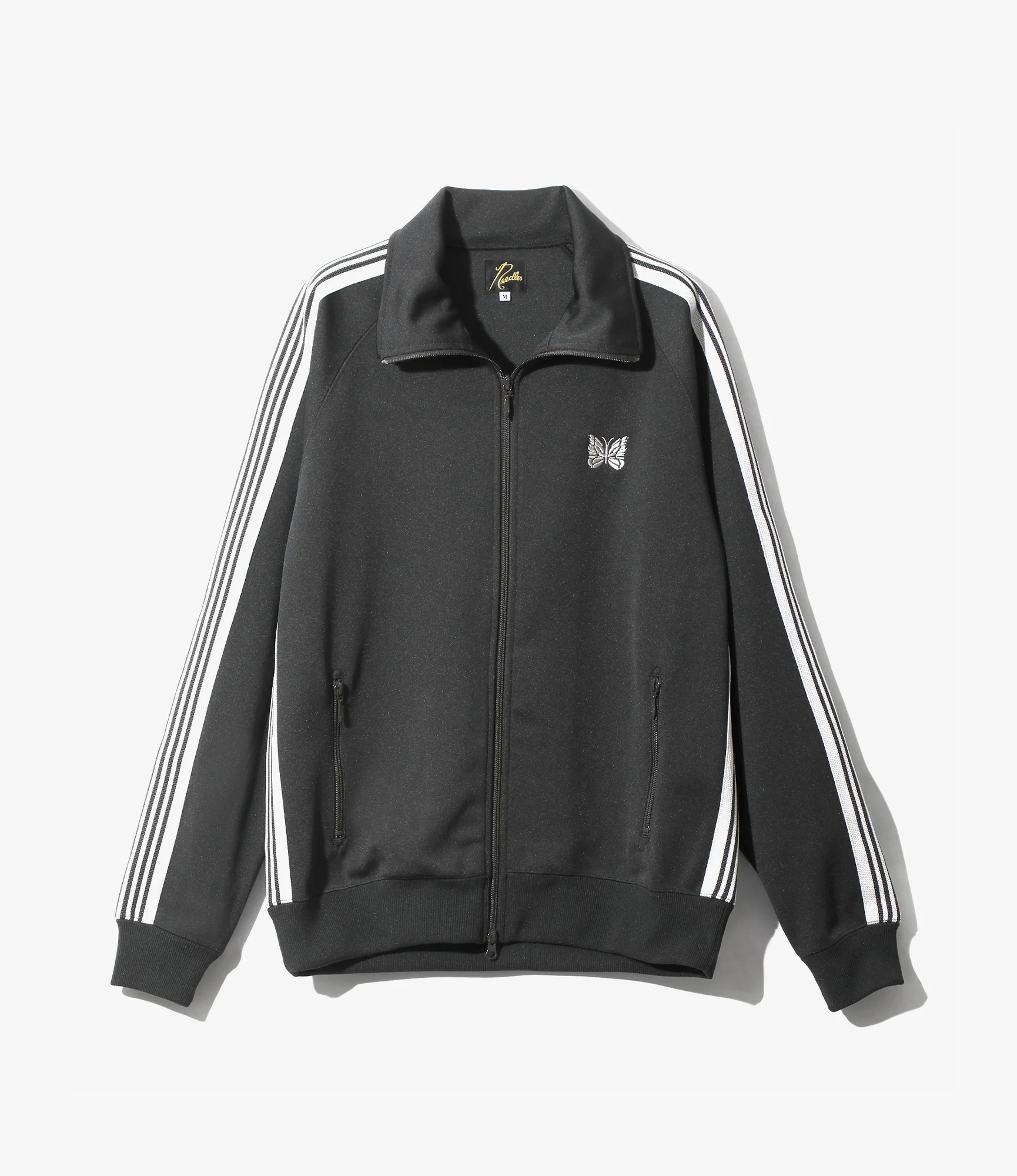 Track Jacket – Charcoal Poly Smooth