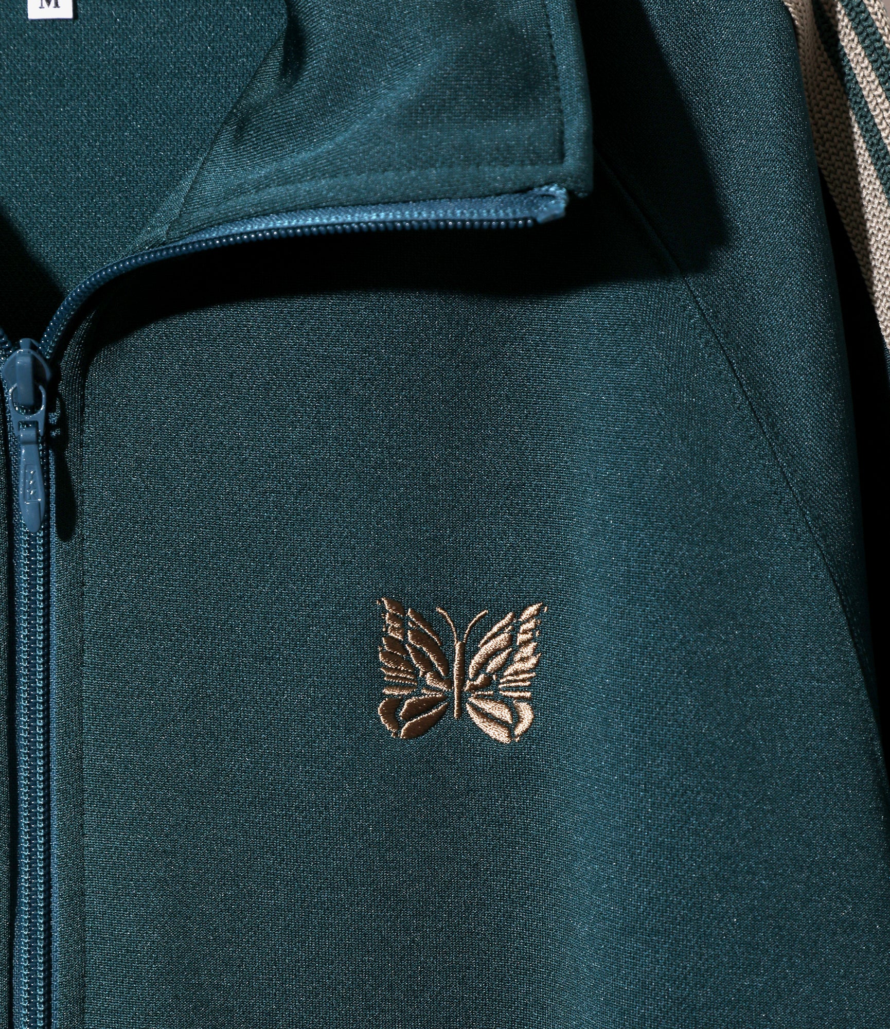 Track Jacket – Green Poly Smooth - Image 2