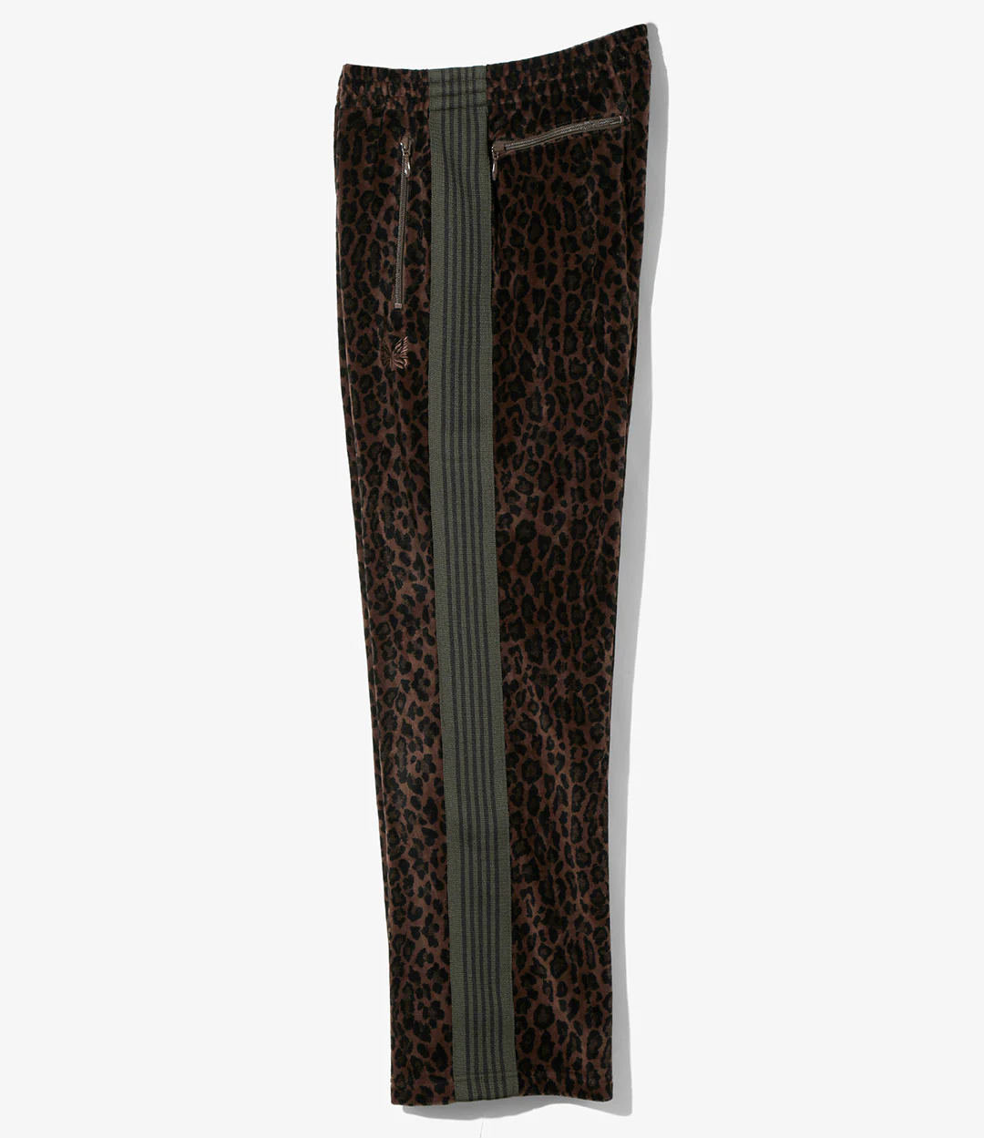 Track Pant – Brown Leopard Velour - Image 3