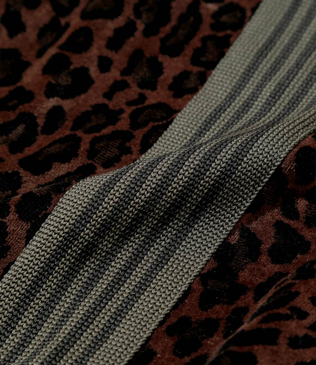 Track Pant – Brown Leopard Velour - Image 4