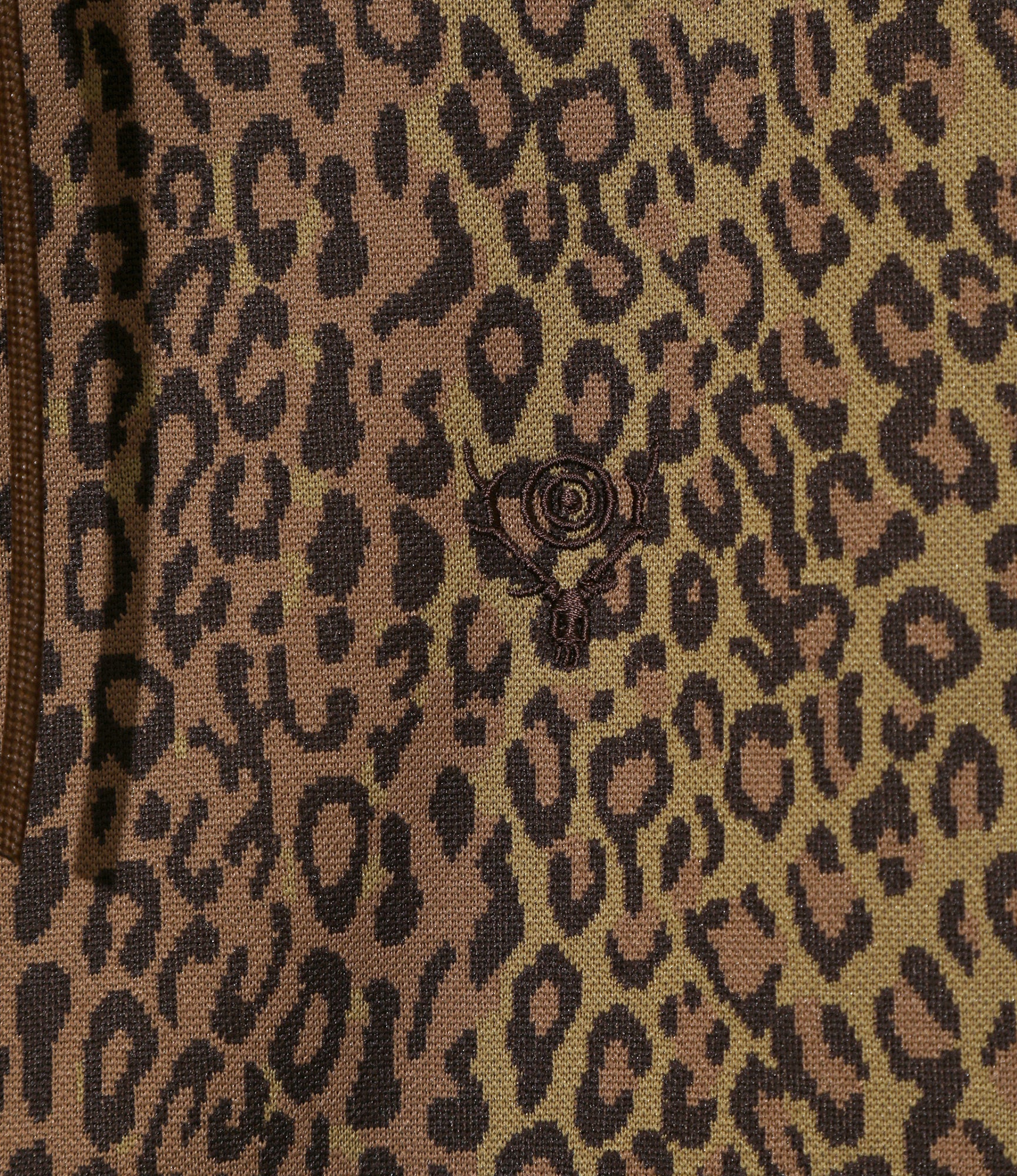 Trainer Hoodie – Brown Leopard Jacquard - Image 2