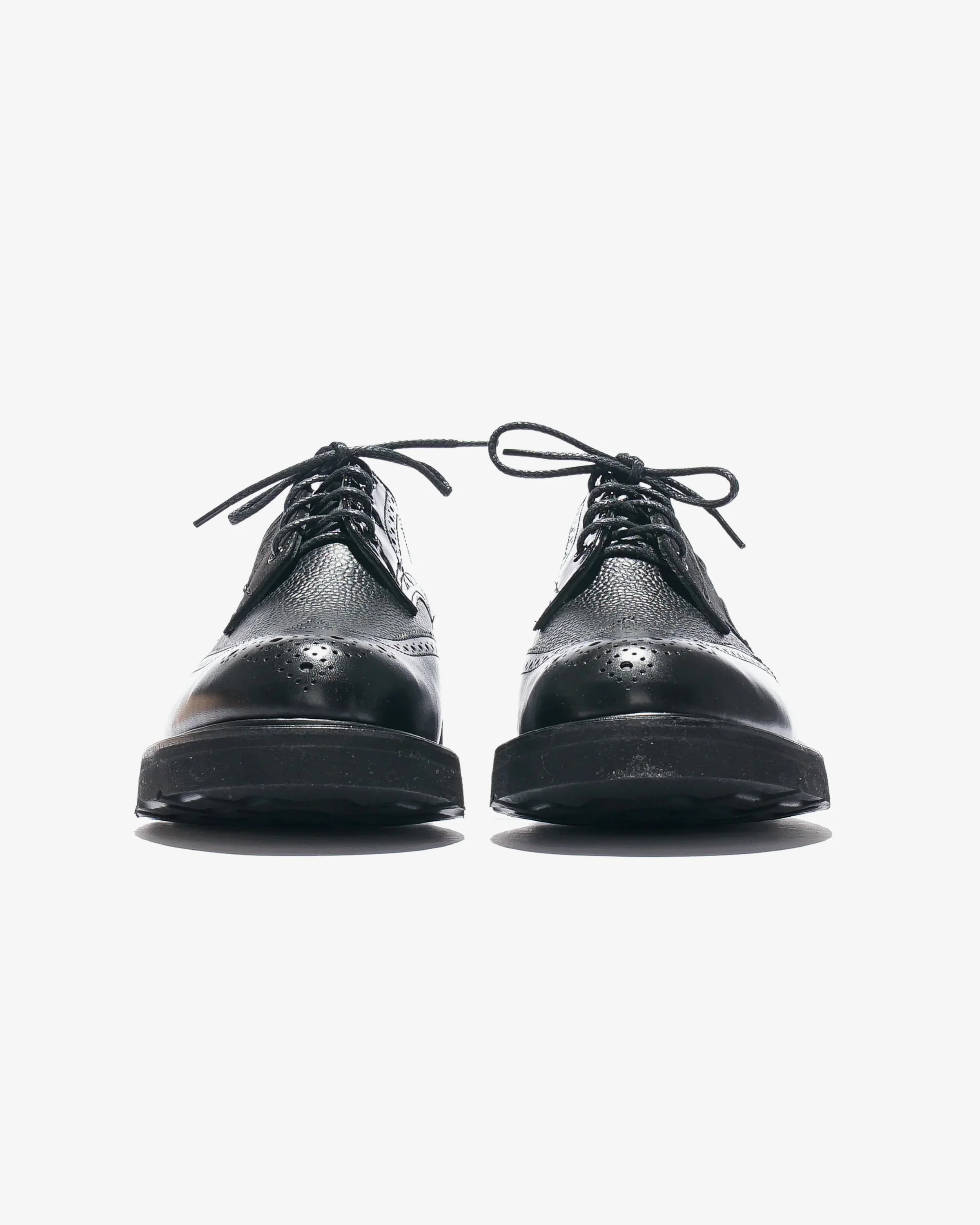 Multi-Tone Derby – Black Leather - Image 5