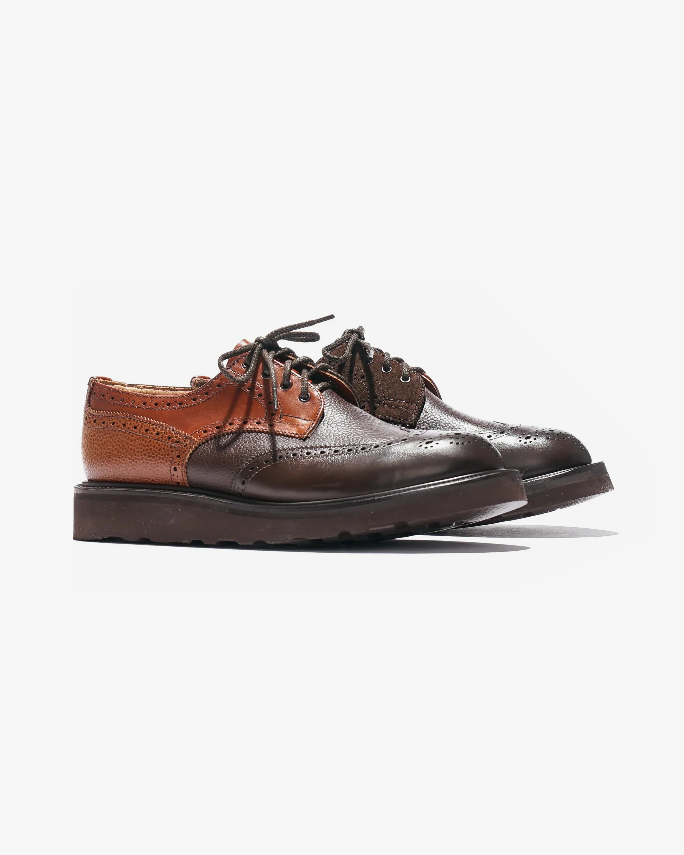 Multi-Tone Derby – Brown Leather - Image 3