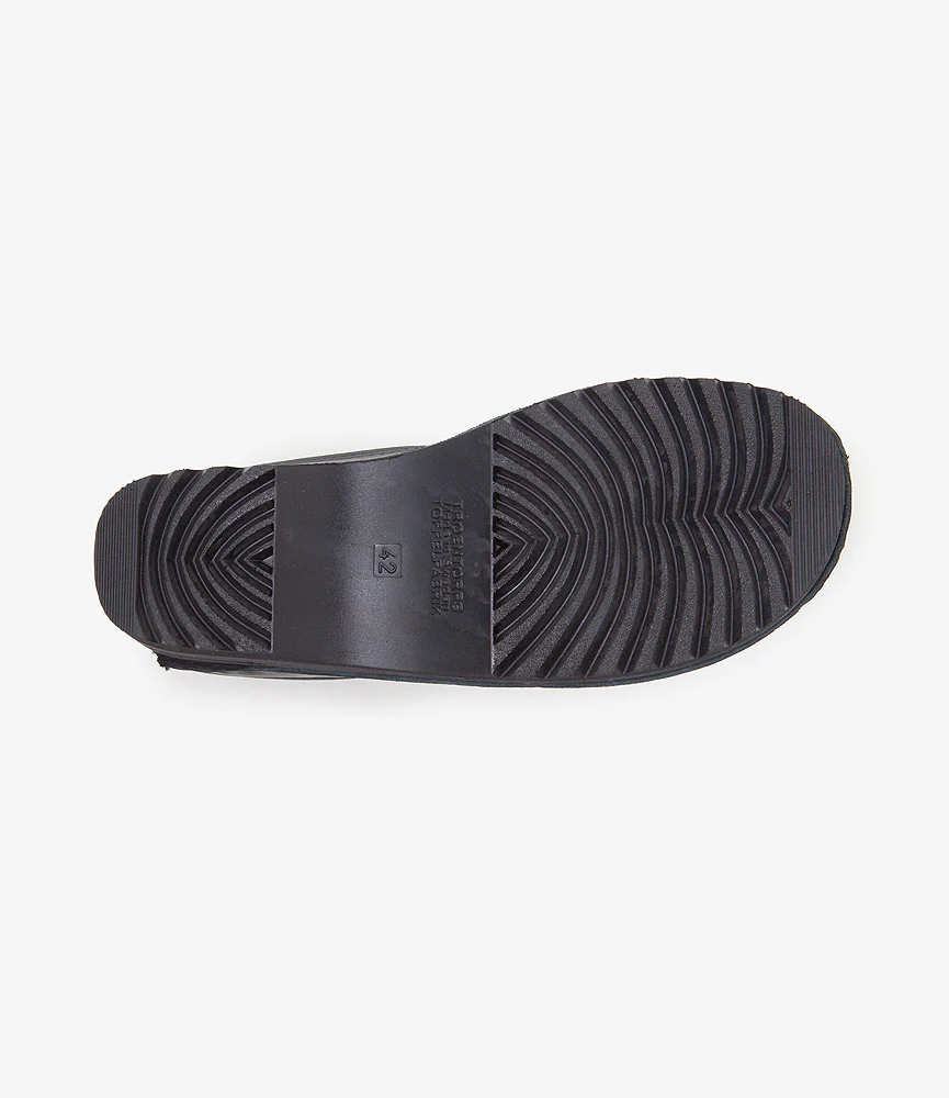 'Monet' Clog – Black Leather - Image 4